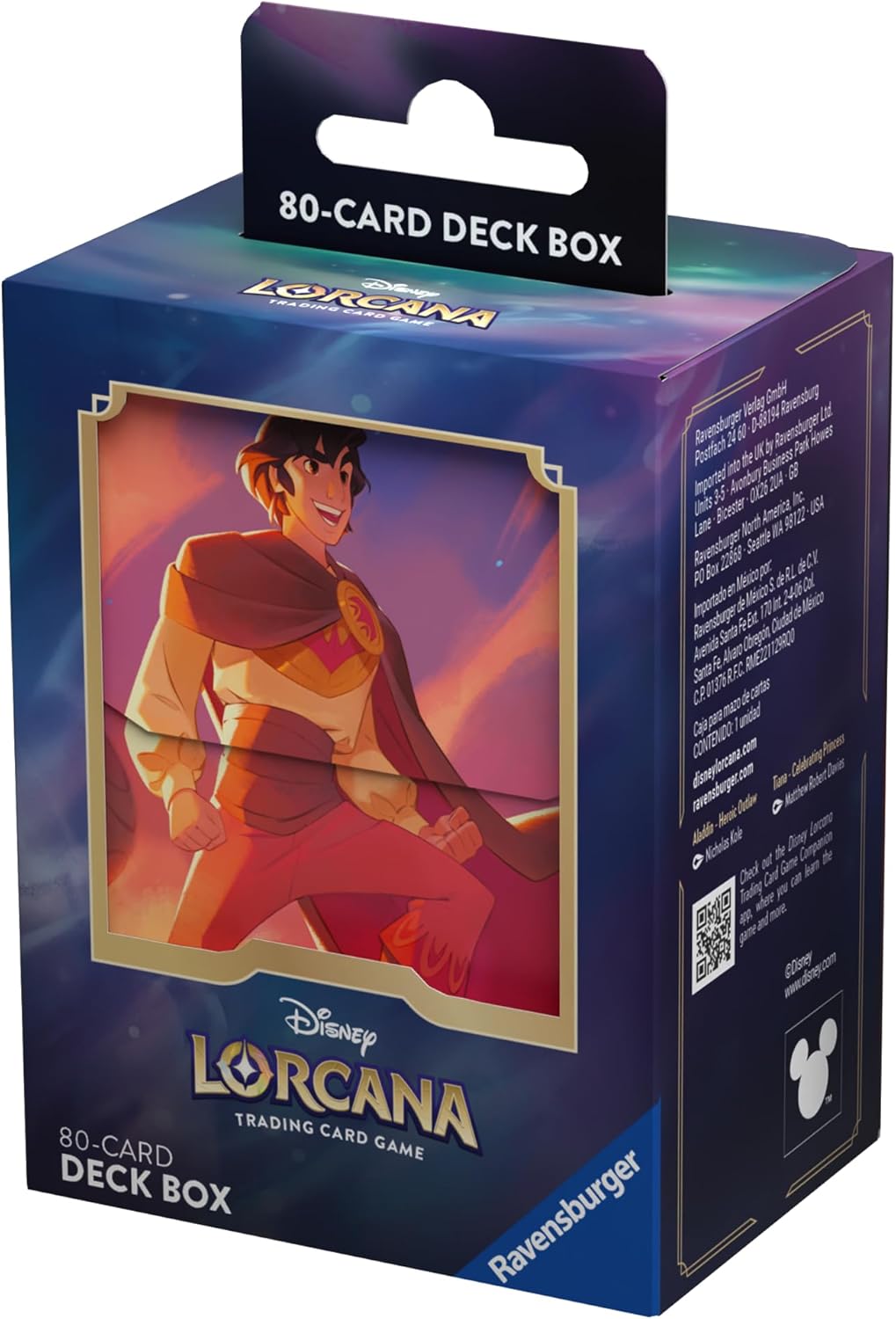 Ravensburger Disney Lorcana TCG Deck Box - Secure Card Storage for 80 Sleeved Cards 6