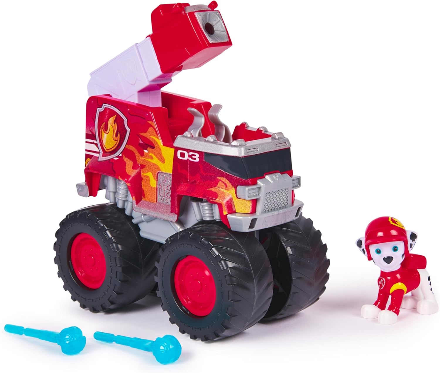 Paw Patrol: Rescue Wheels Marshall’s Fire Engine with Projectile Launcher - Vehicle & Action Figure