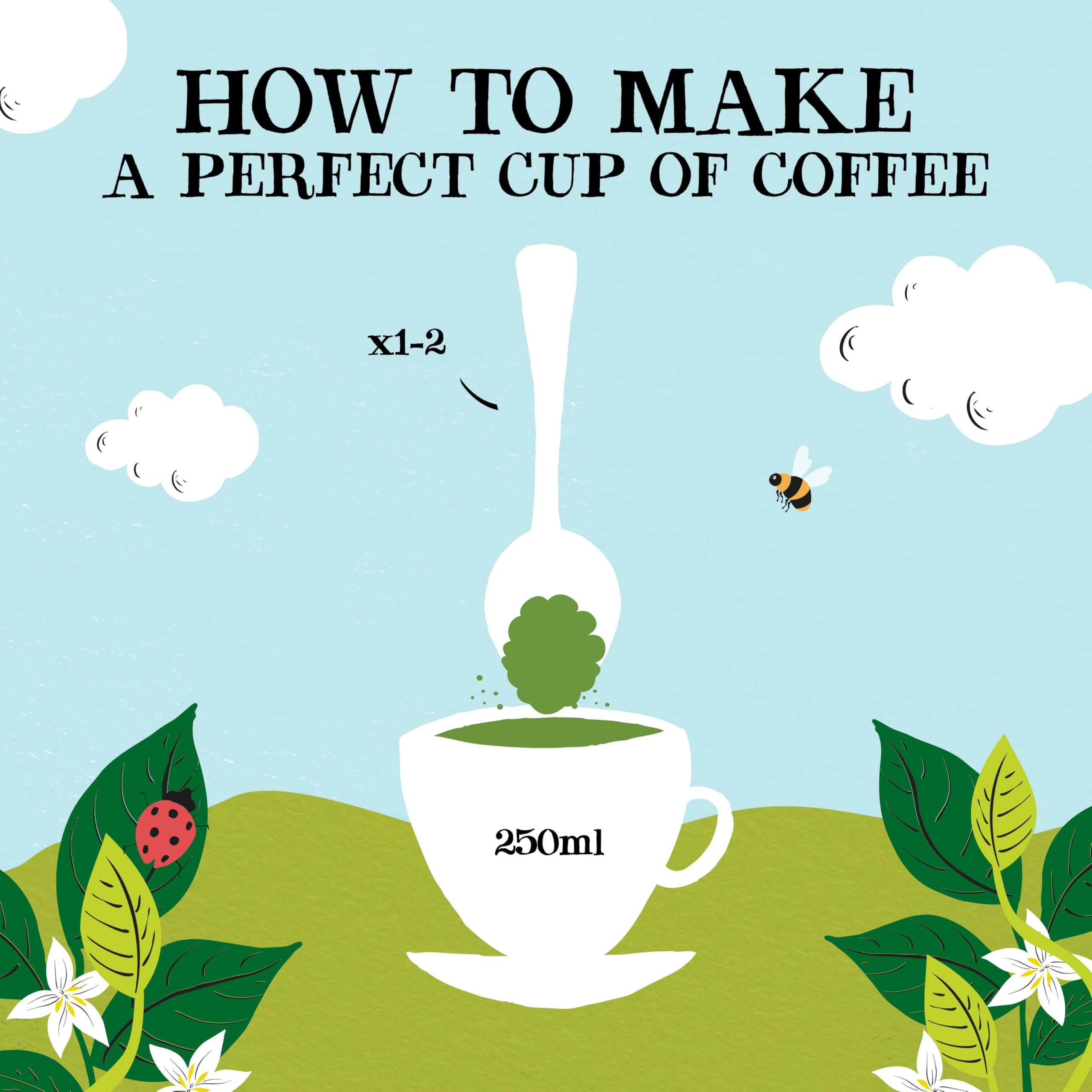 Clipper Organic Decaf Instant Coffee - 6x 100g Jars Medium Roast Arabica 5