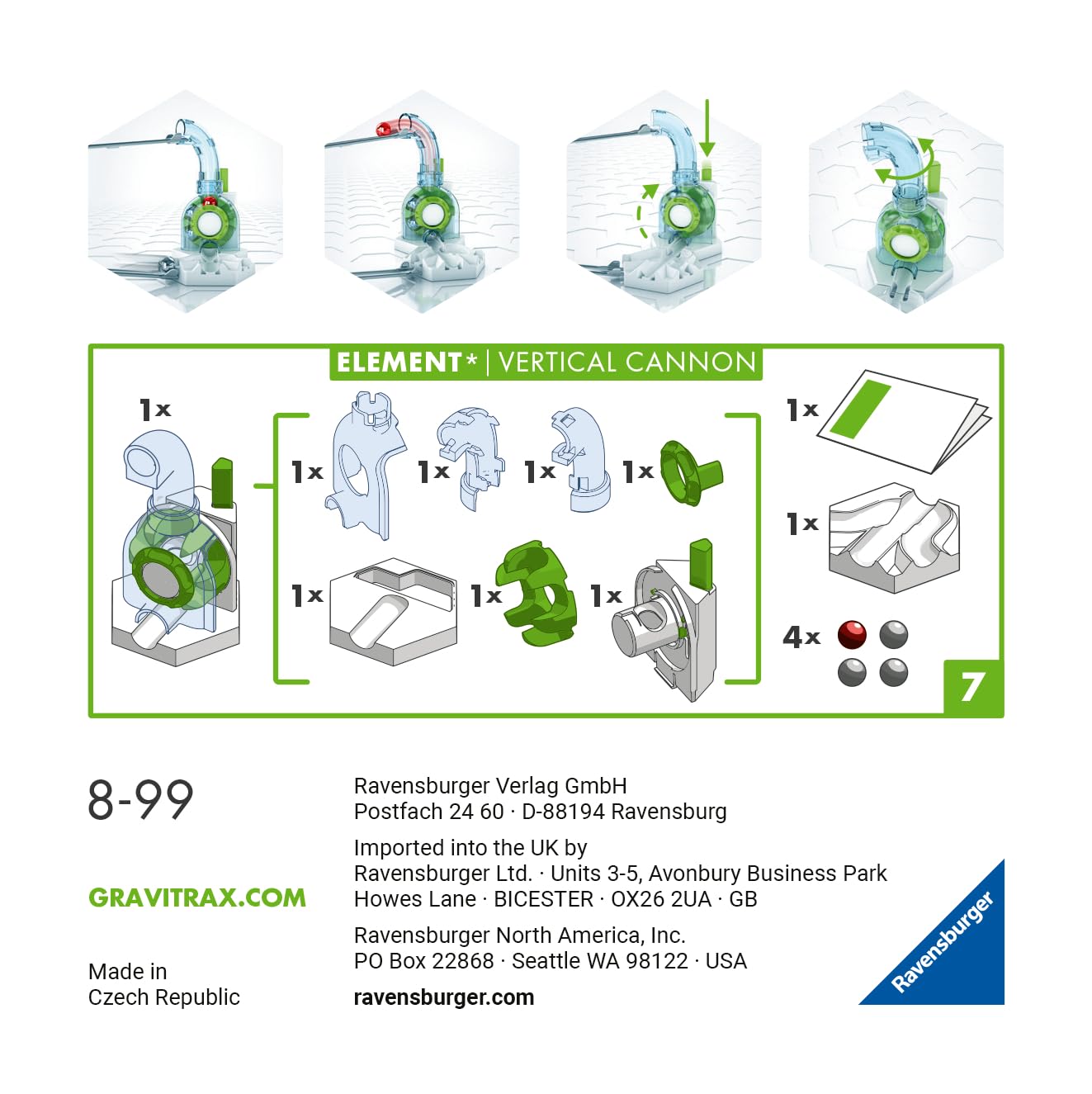 Ravensburger GraviTrax Element Vertical Cannon - Building Set for Kids 8+ 6