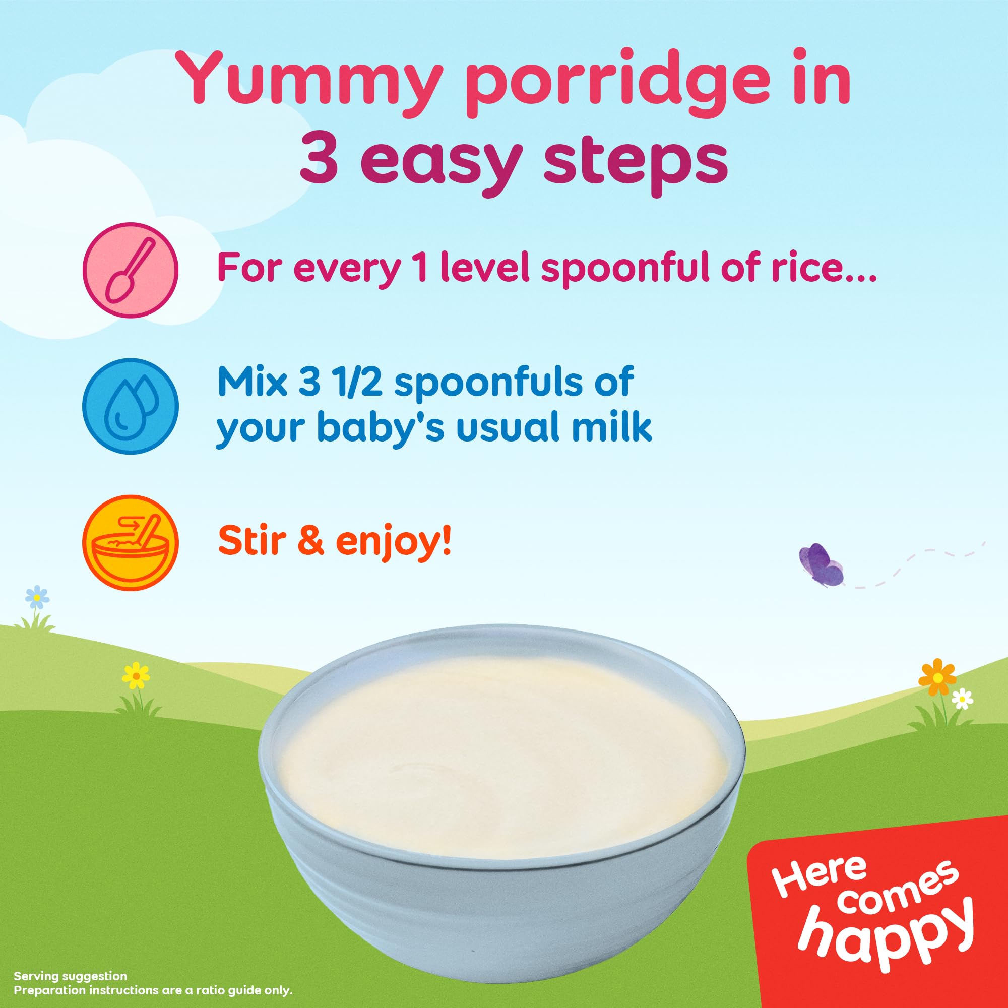 Cow & Gate Baby Rice Cereal for 4-6+ Months, 100g Pack of 5 4