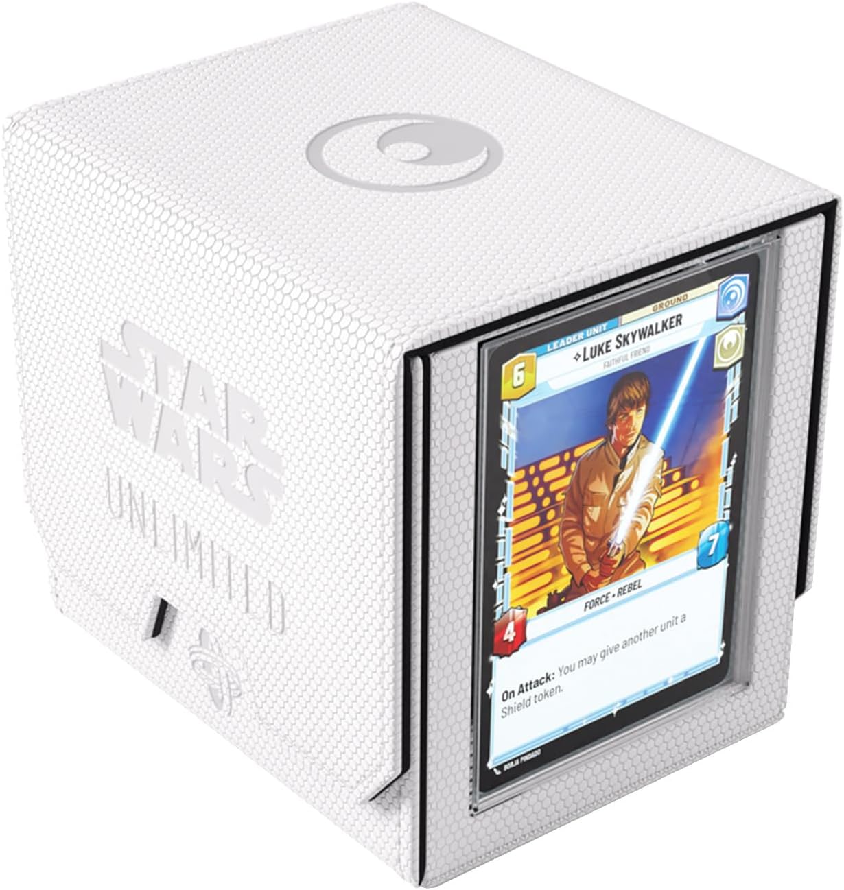 Gamegenic Star Wars Unlimited Deck Pod - White/Black TCG Accessory