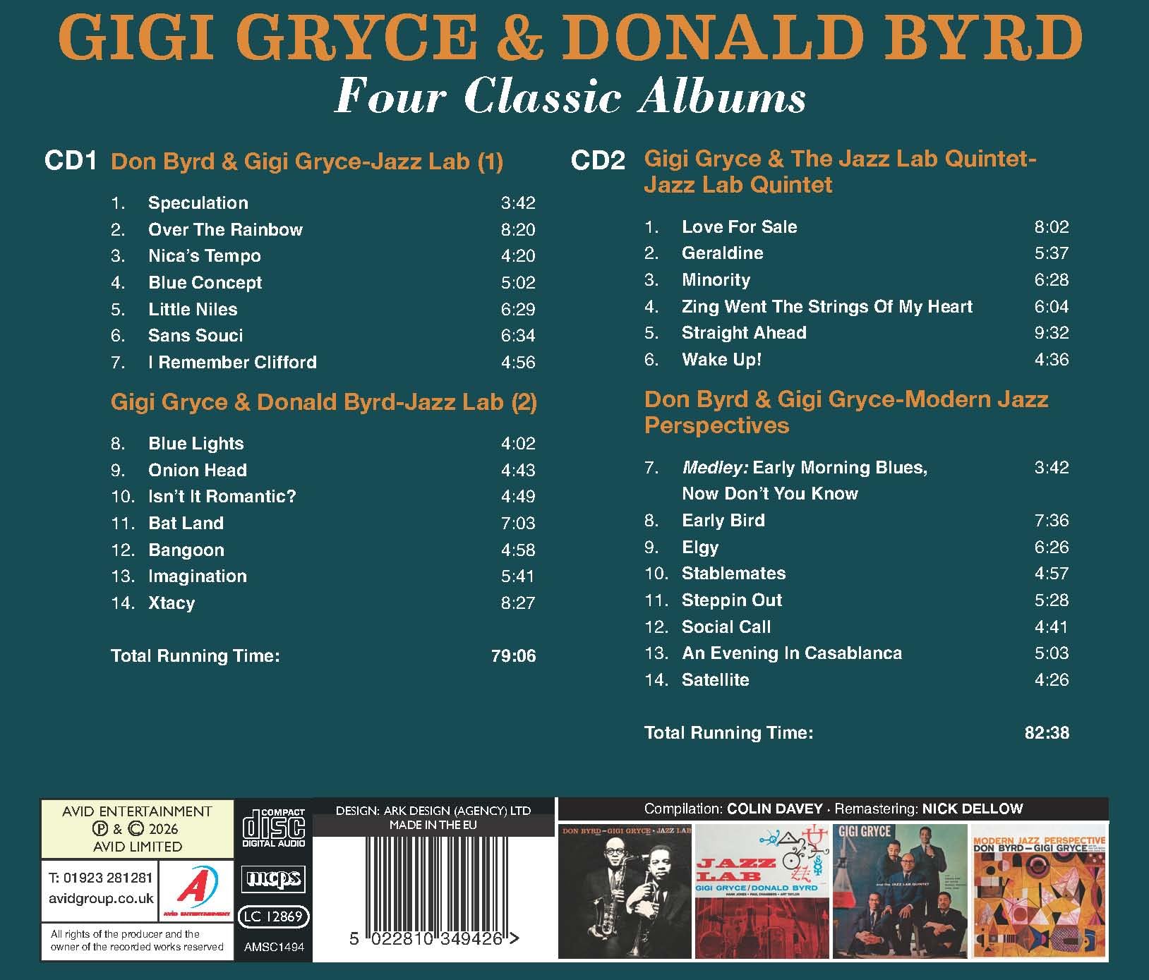 Gigi Gryce & Donald Byrd - Four Classic Albums [2CD]