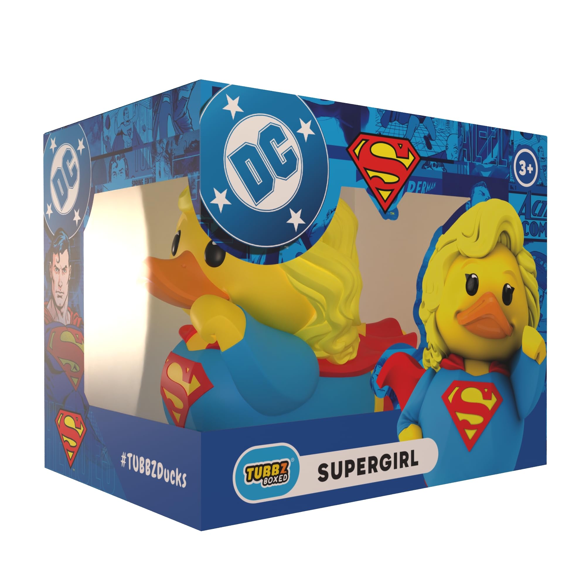 TUBBZ DC Comics Supergirl Cosplaying Rubber Duck Vinyl Figure | 3.54-inch Collectible 1