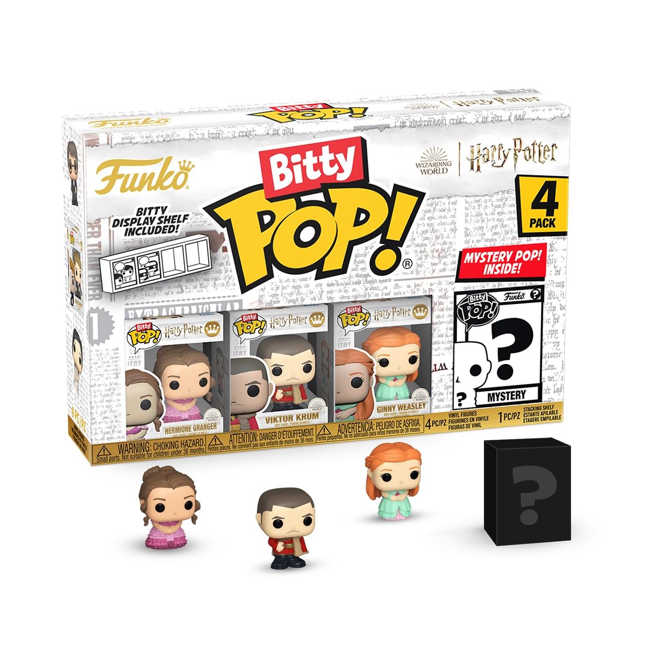 Funko Bitty Pop! Harry Potter - Hermione 4 Pack with Mystery Mini Figure