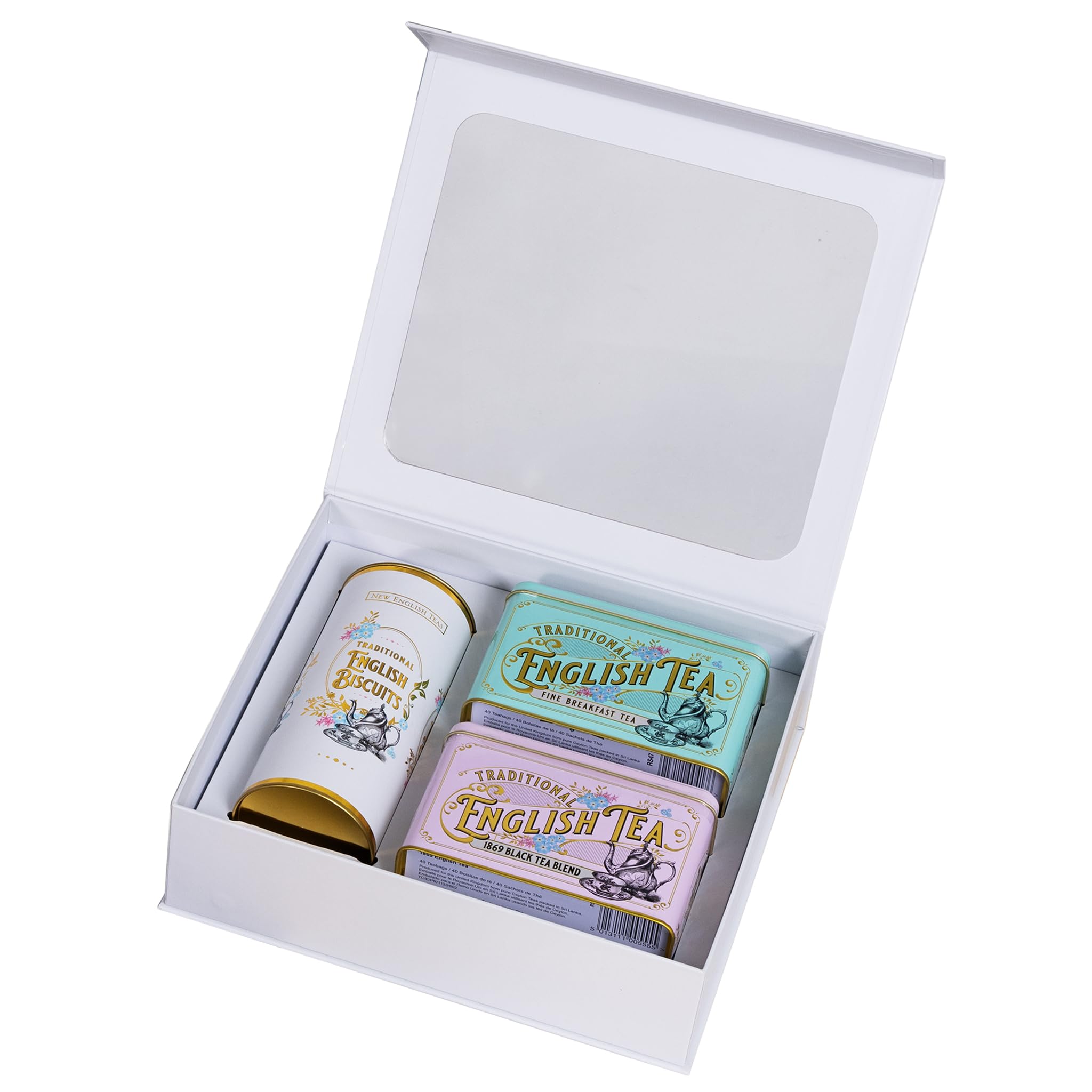 New English Teas - Vintage Victorian Tea & Biscuits Gift Set 13