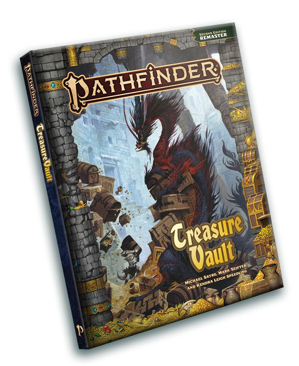 Paizo Pathfinder RPG: Treasure Vault (Remastered) Special Edition Hardcover Rulebook