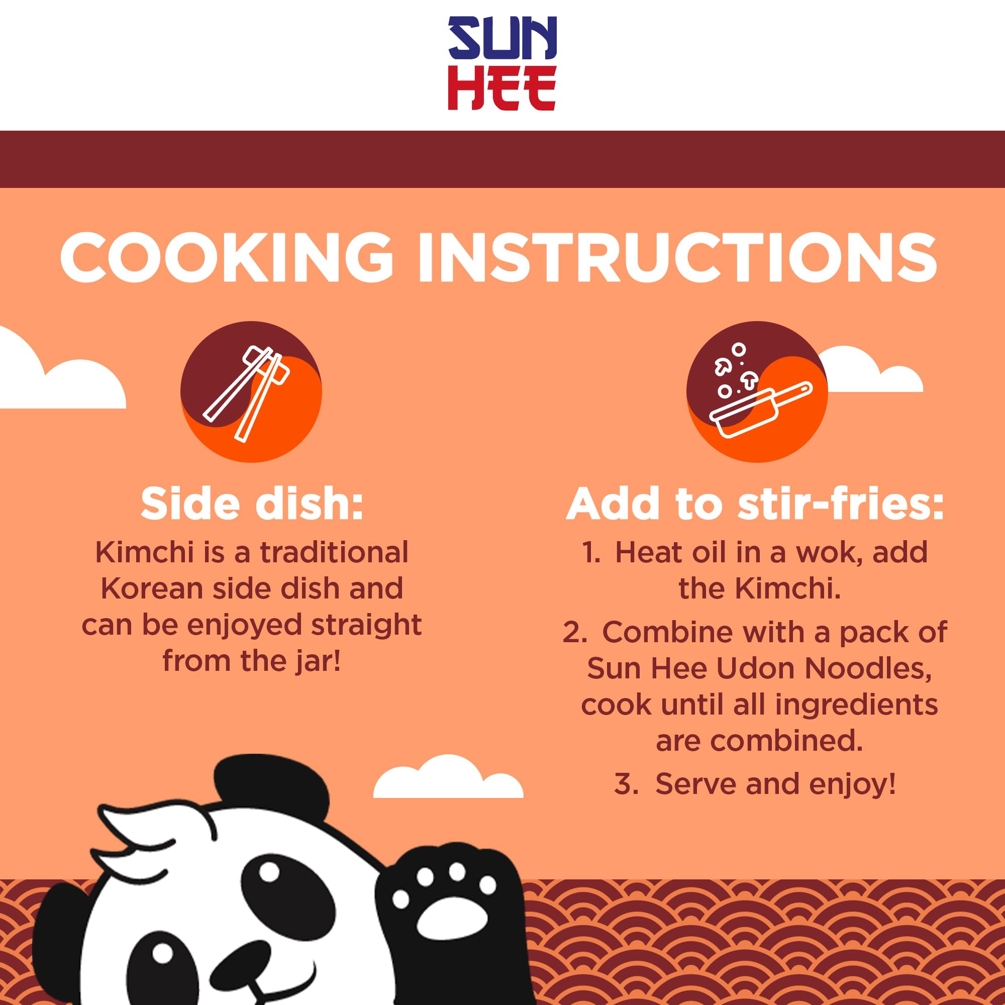 Sun Hee Natural Kimchi - Fermented Cabbage with Radish, Garlic & Ginger (190g) 4