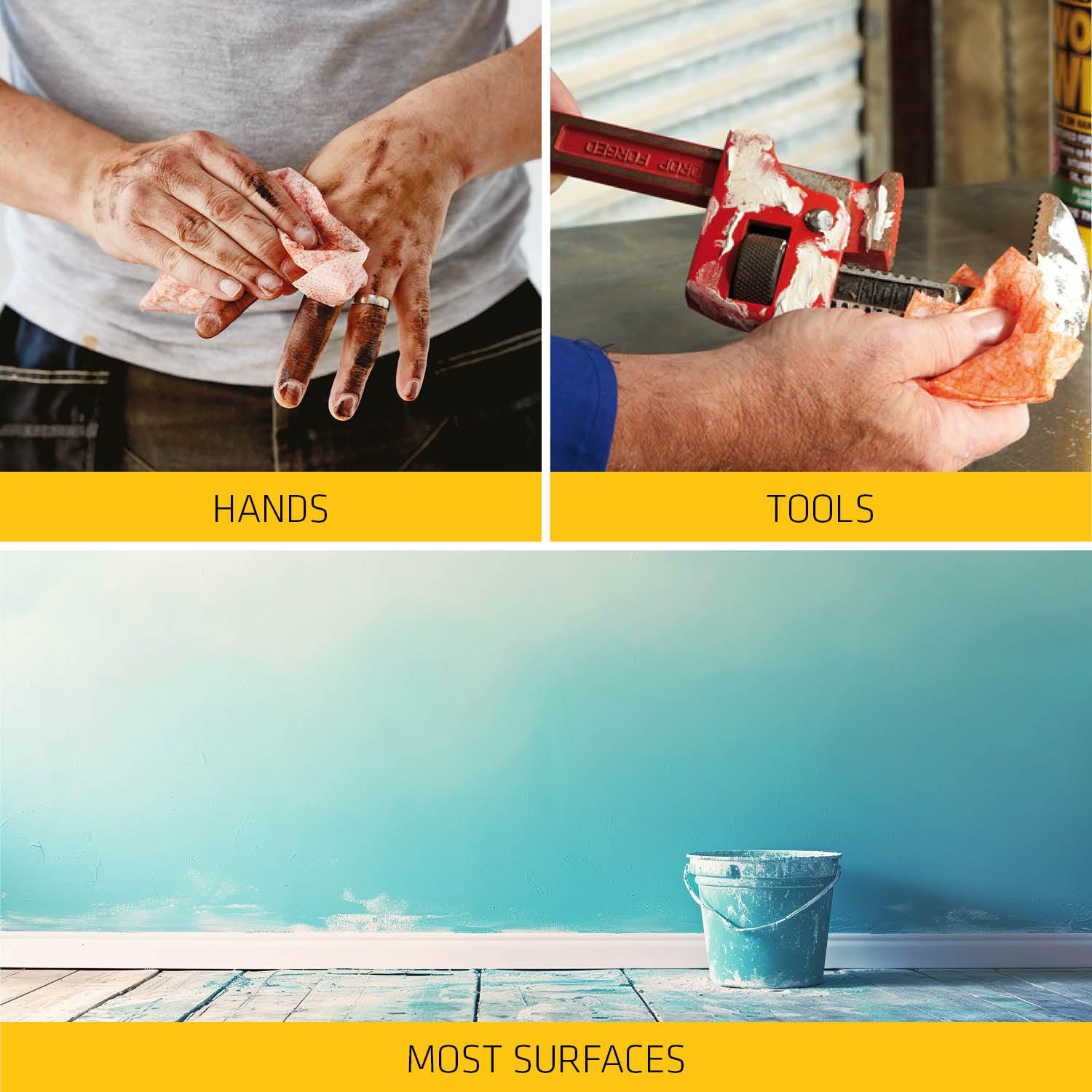 Sika - Everbuild Wonder Wipes Multi-Use Cleaning Wipes for Building Trade 7