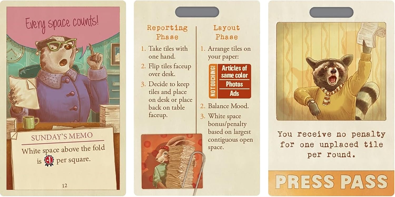 Alderac Entertainment Group Fit to Print Board Game 4