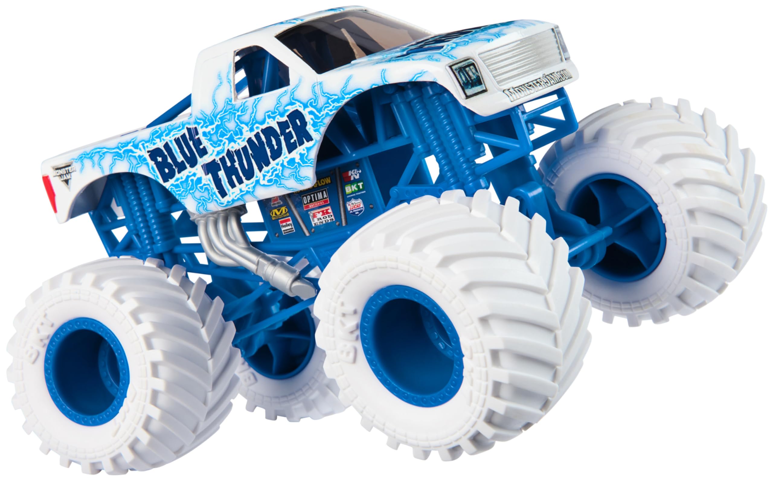 Monster Jam Blue Thunder Monster Truck - 1:24 Scale Die-Cast Vehicle for Kids 5