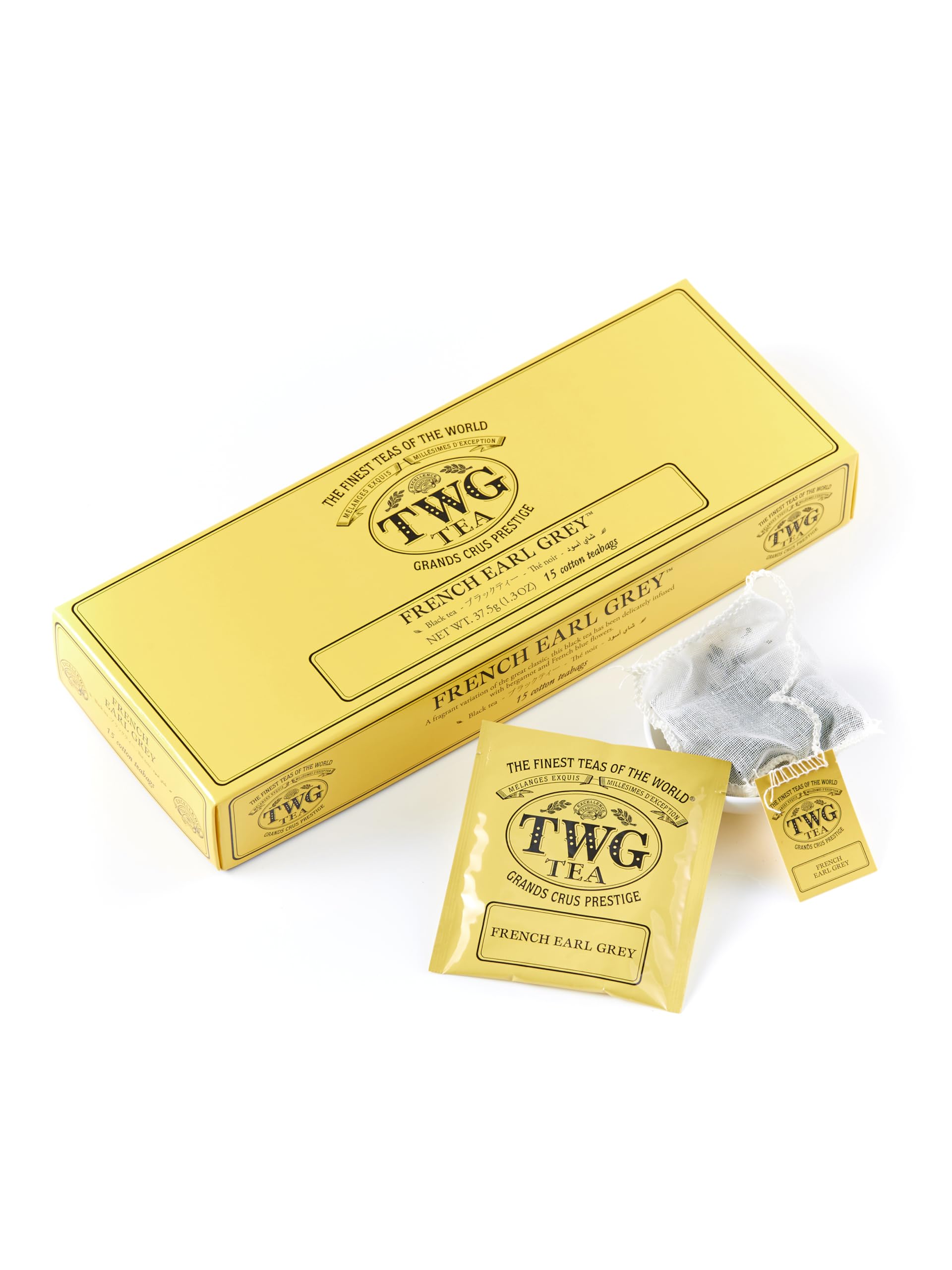 TWG Tea French Earl Grey Black Tea with Citrus Fruits & Blue Cornflowers
