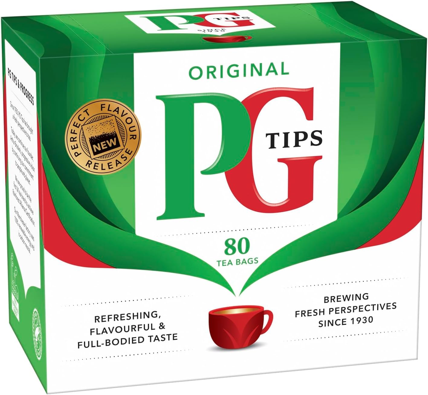 PG Tips - Original 80 Tea Bags 232g 6