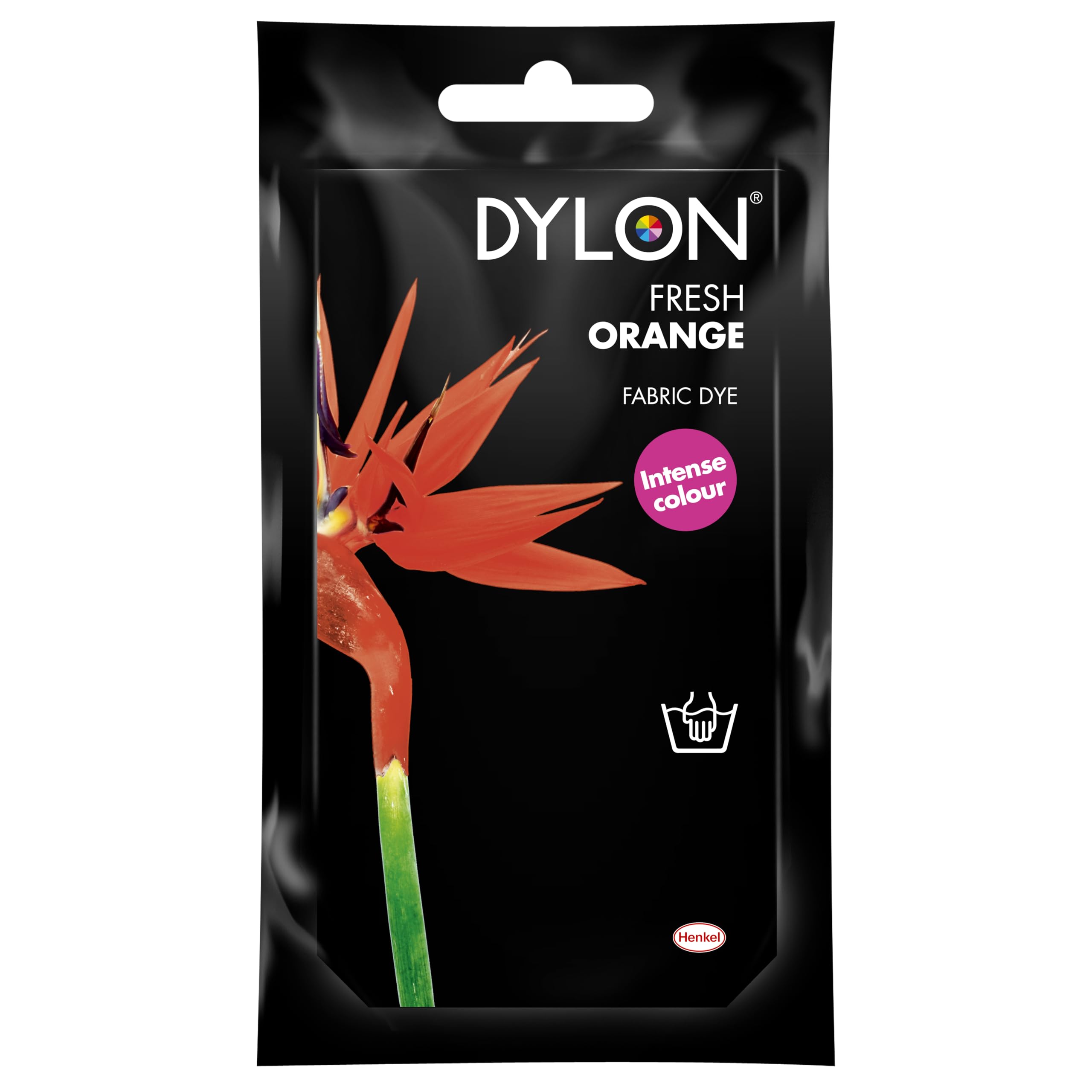 Dylon Hand Dye - Fabric Dye Sachet for Clothes & Home Textiles, 50 g, Fresh Orange
