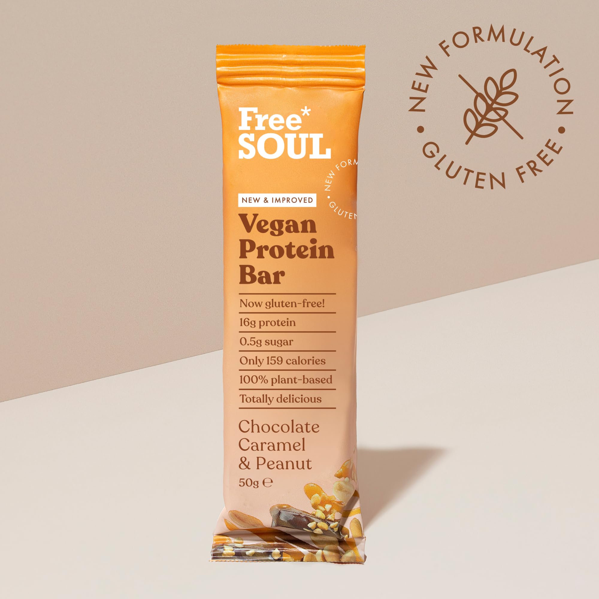 Free Soul Vegan Protein Bars 12 x 50g | Plant-Based Chocolate Protein Snack | High Protein, Low Sugar 7