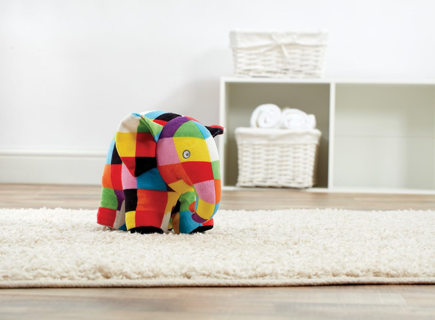 Elmer the Patchwork Elephant Soft Toy - 20cm Plush for Ages 1 Month+ 4