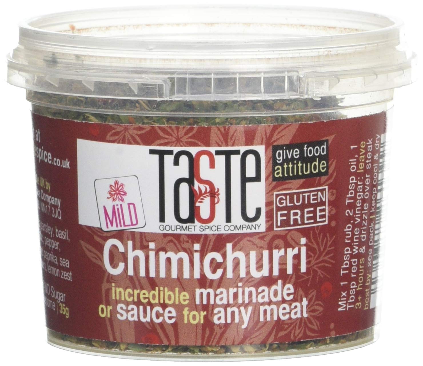 Gourmet Spice Company Mild Chimichurri Rub 35 g