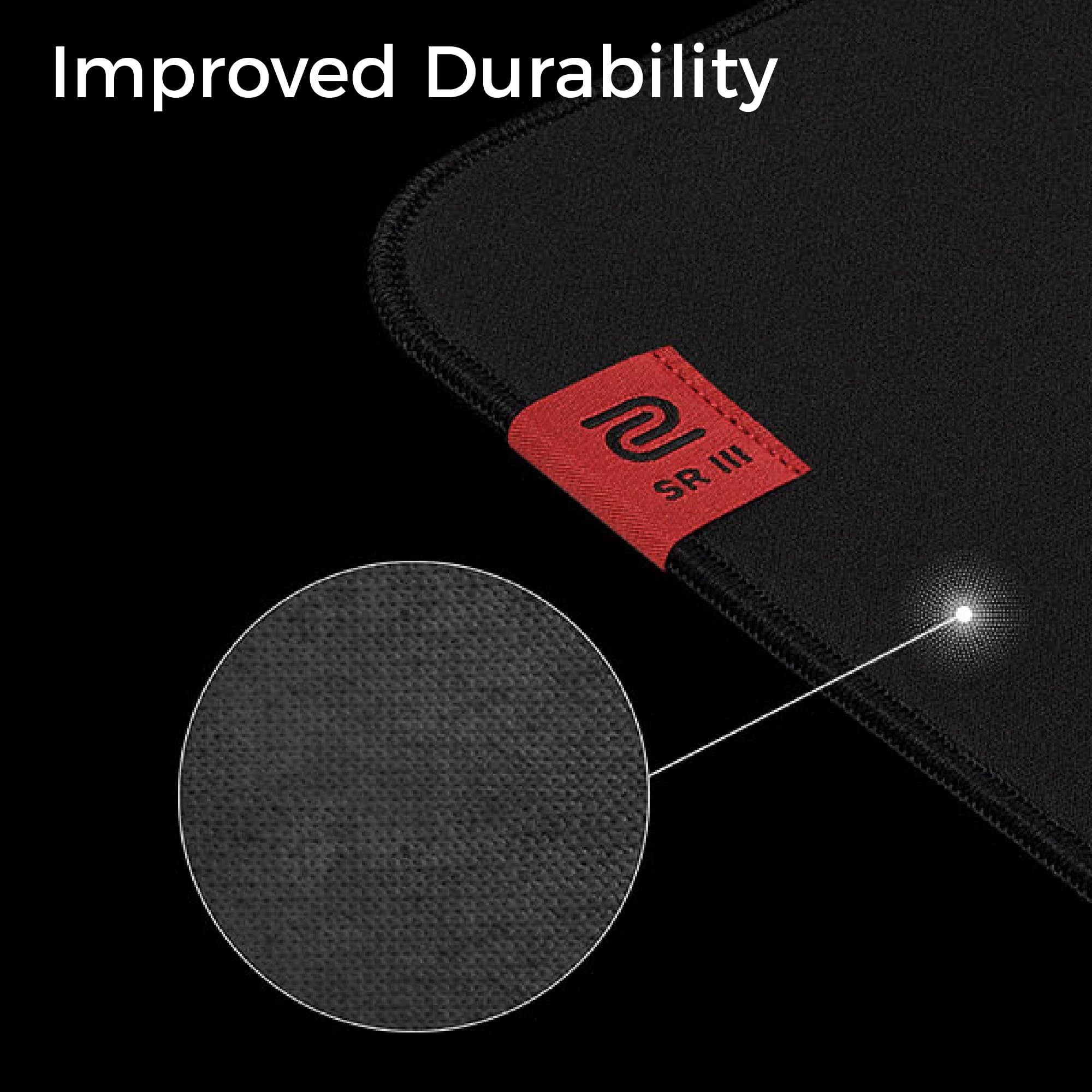 BenQ ZOWIE G-SR III Large Esports Gaming Mousepad - Enhanced Humidity Resistance, Stitched Edges, Anti-Slip Base 18