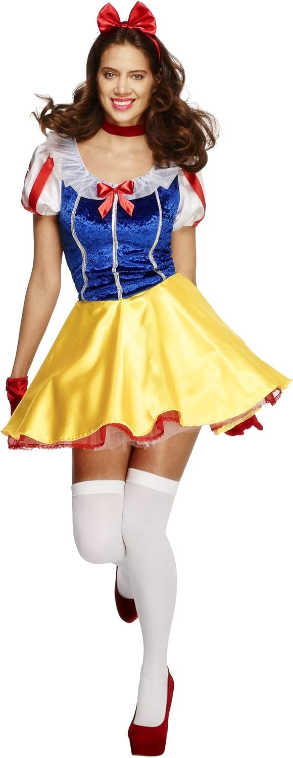 Smiffy's Fairytale Costume - Dress with Attached Underskirt, Headband & Choker, Blue, Small