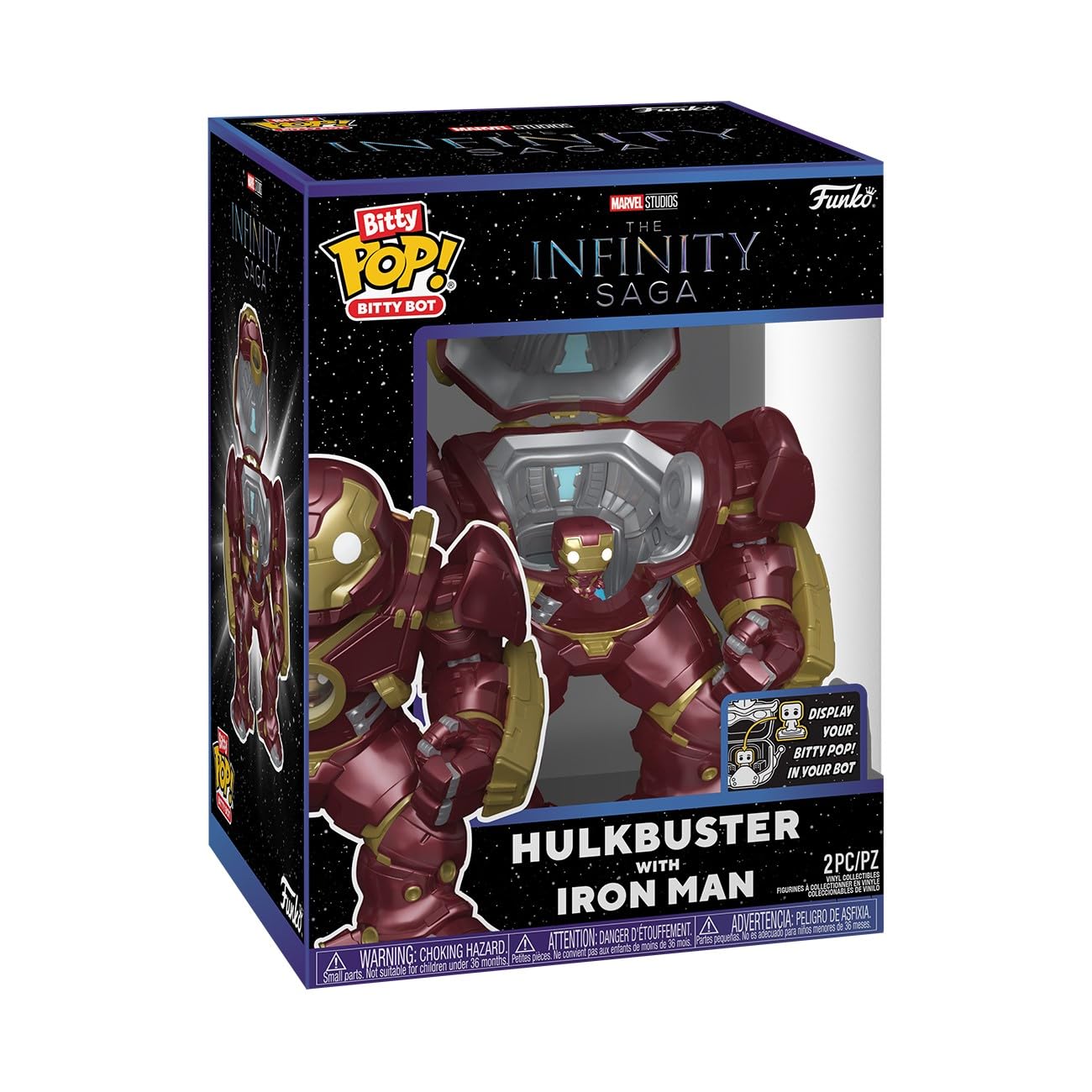 Funko Bitty Bots: Marvel - Hulkbuster with Iron Man! Bitty POP! Vinyl Figure
