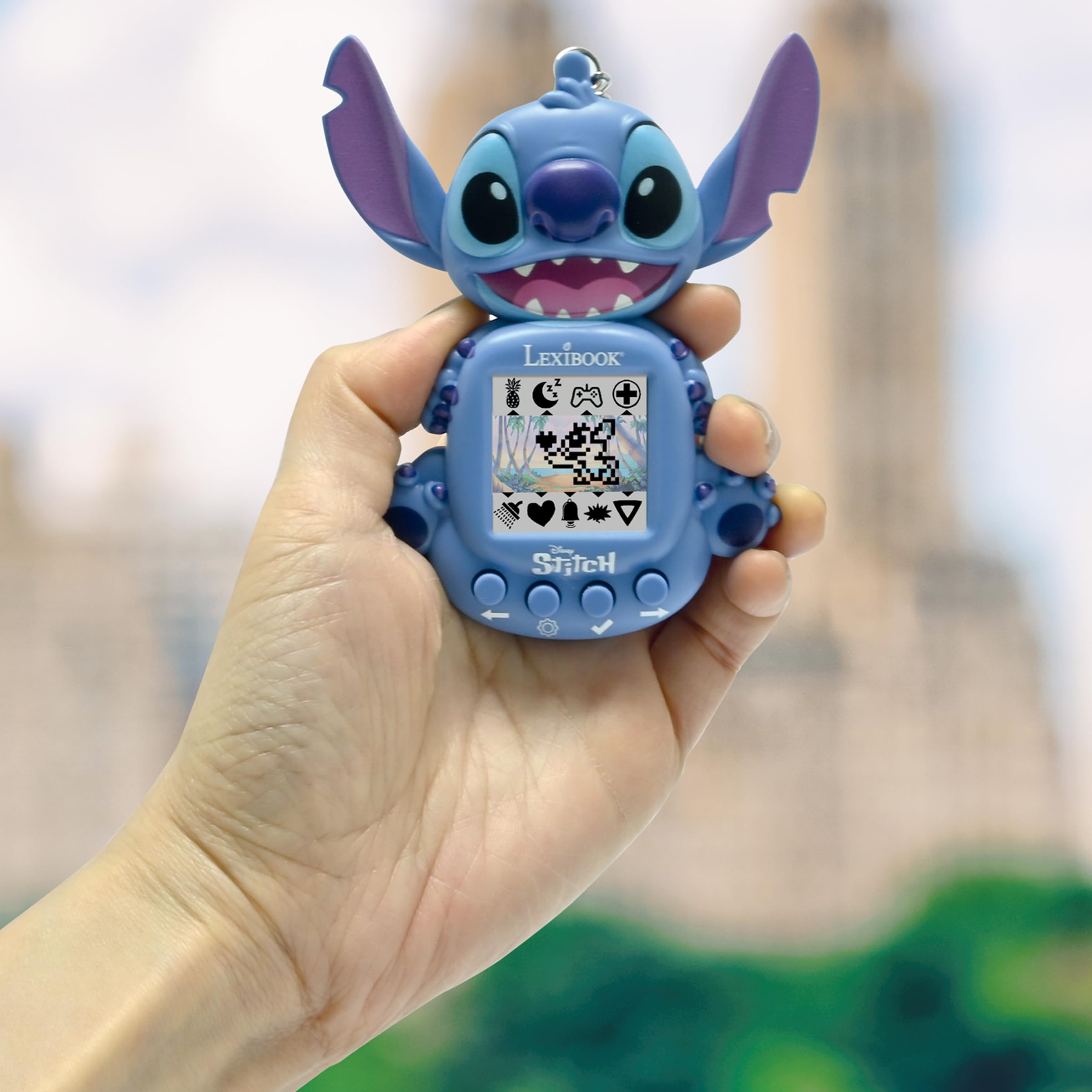 Lexibook Disney Stitch My Best-e Interactive Portable Game Console - Electronic Toy for Kids 5+