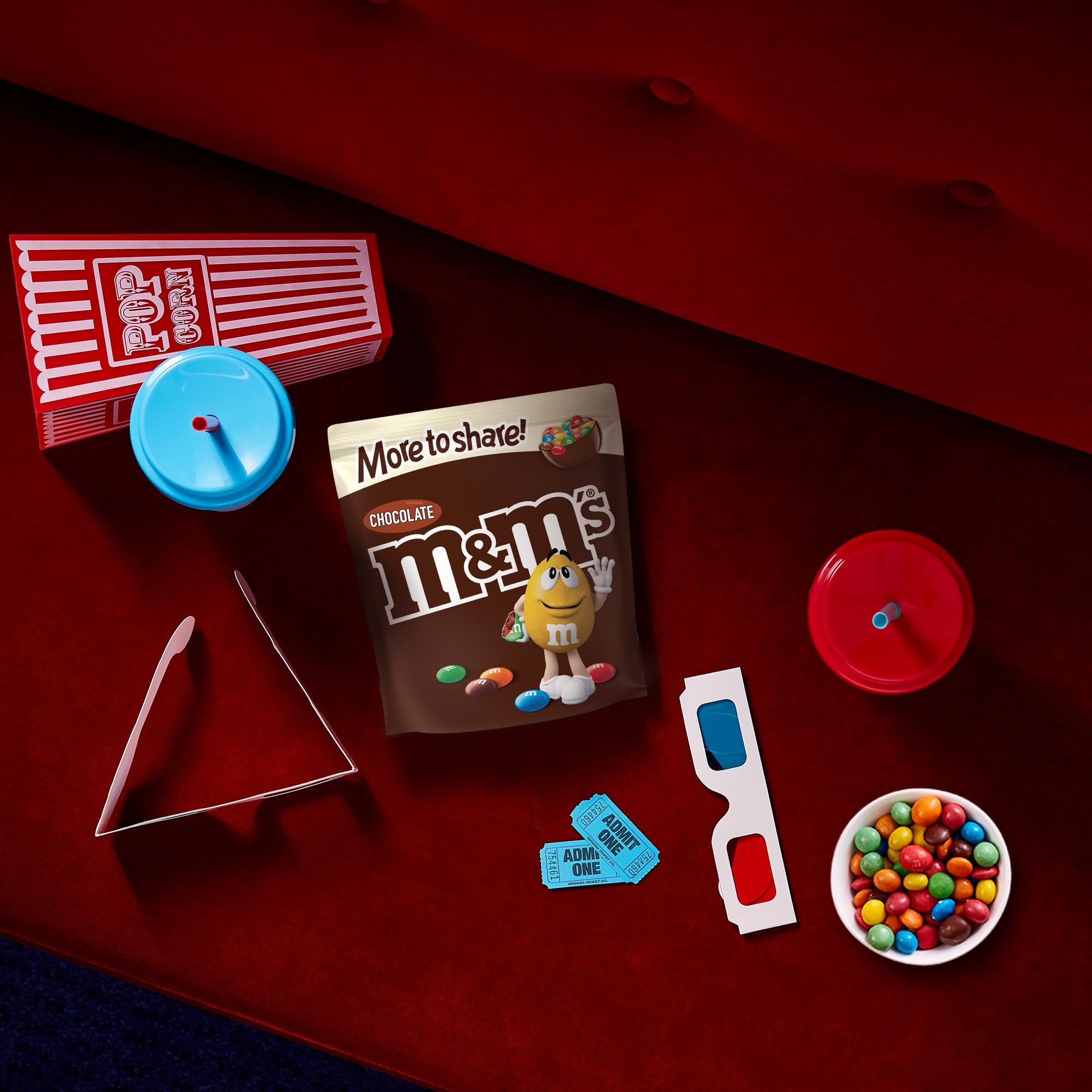 M&M's Chocolate More to Share Pouch - 200g Movie Night Snack