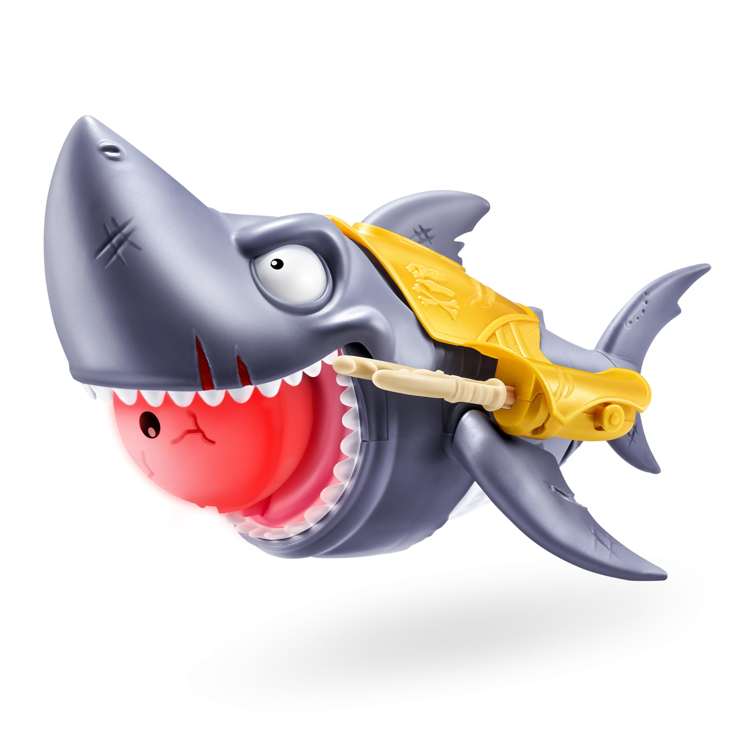 Smashers Dino Island Gold Treasure Hunt (Grey) - Interactive Playset with 70+ Surprises, Roars & Glows