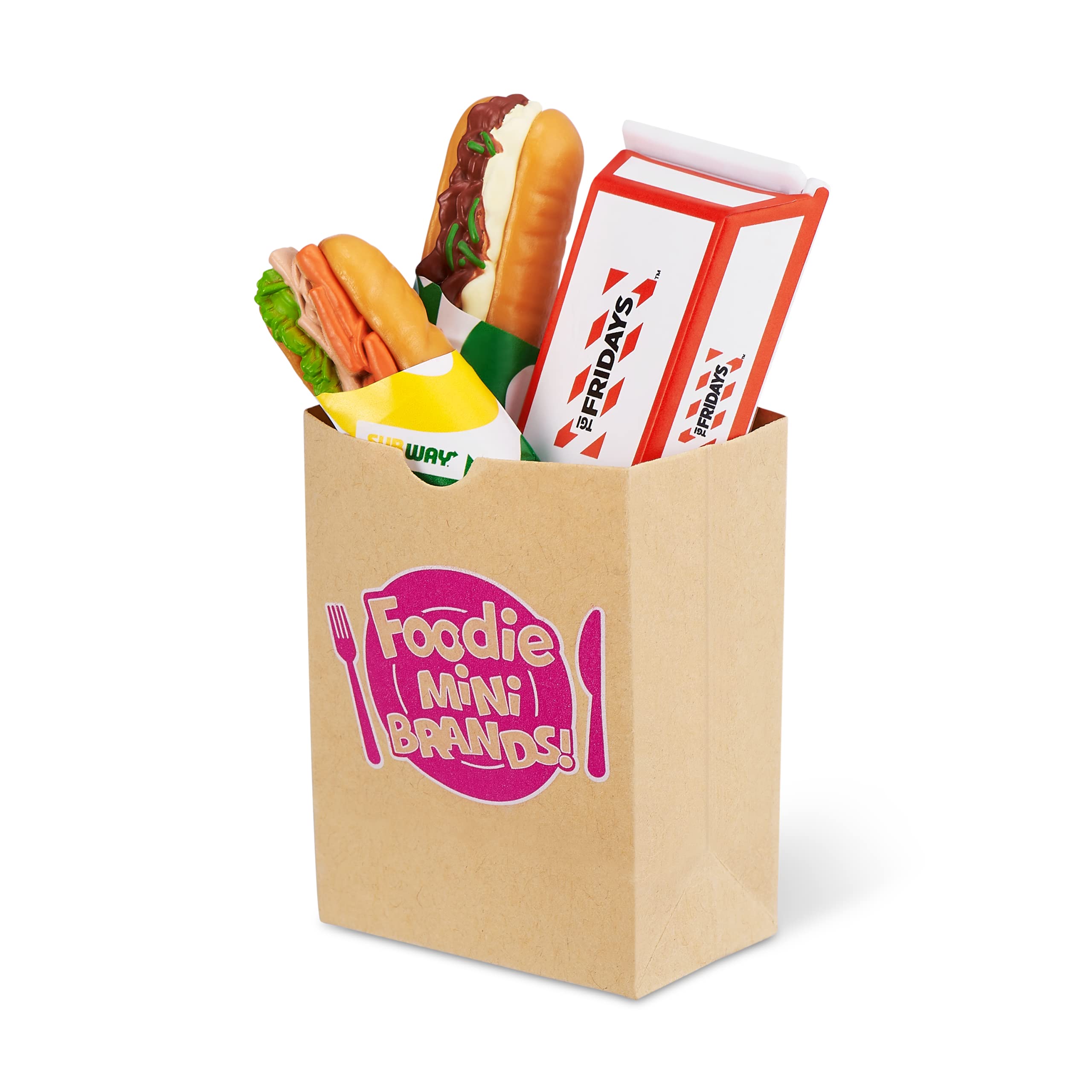 5 Surprise Foodie Mini 4 Pack - Collectible Fast Food Miniatures for Ages 3+ by ZURU 11