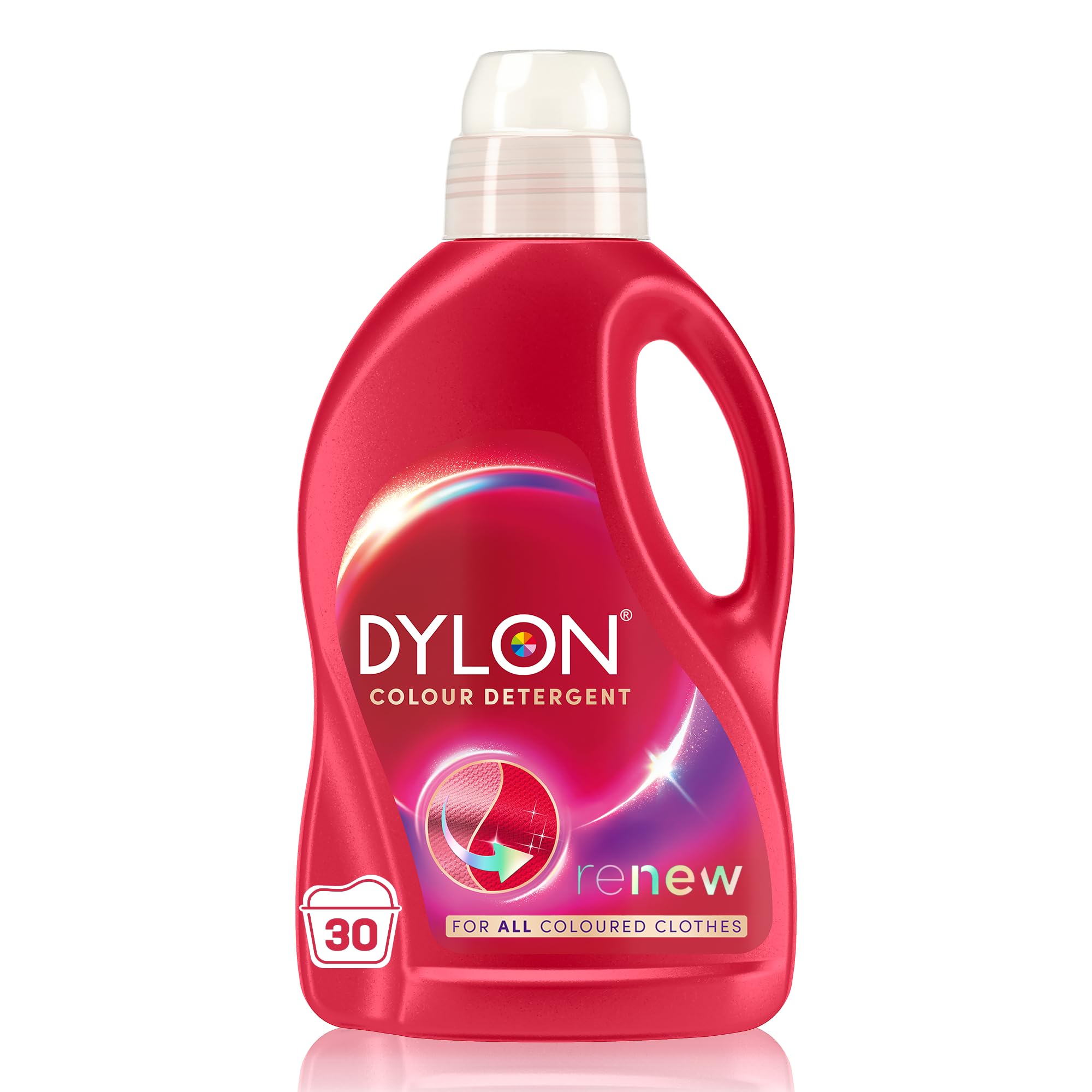 Dylon Colour Detergent Liquid Laundry Detergent for All Colours | 30 Wash Loads | 1.5L 1