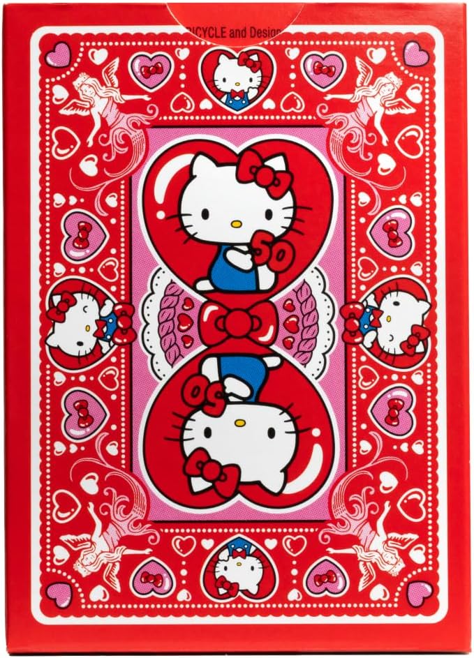 Bicycle Hello Kitty 50th Anniversary Playing Cards Deck 5