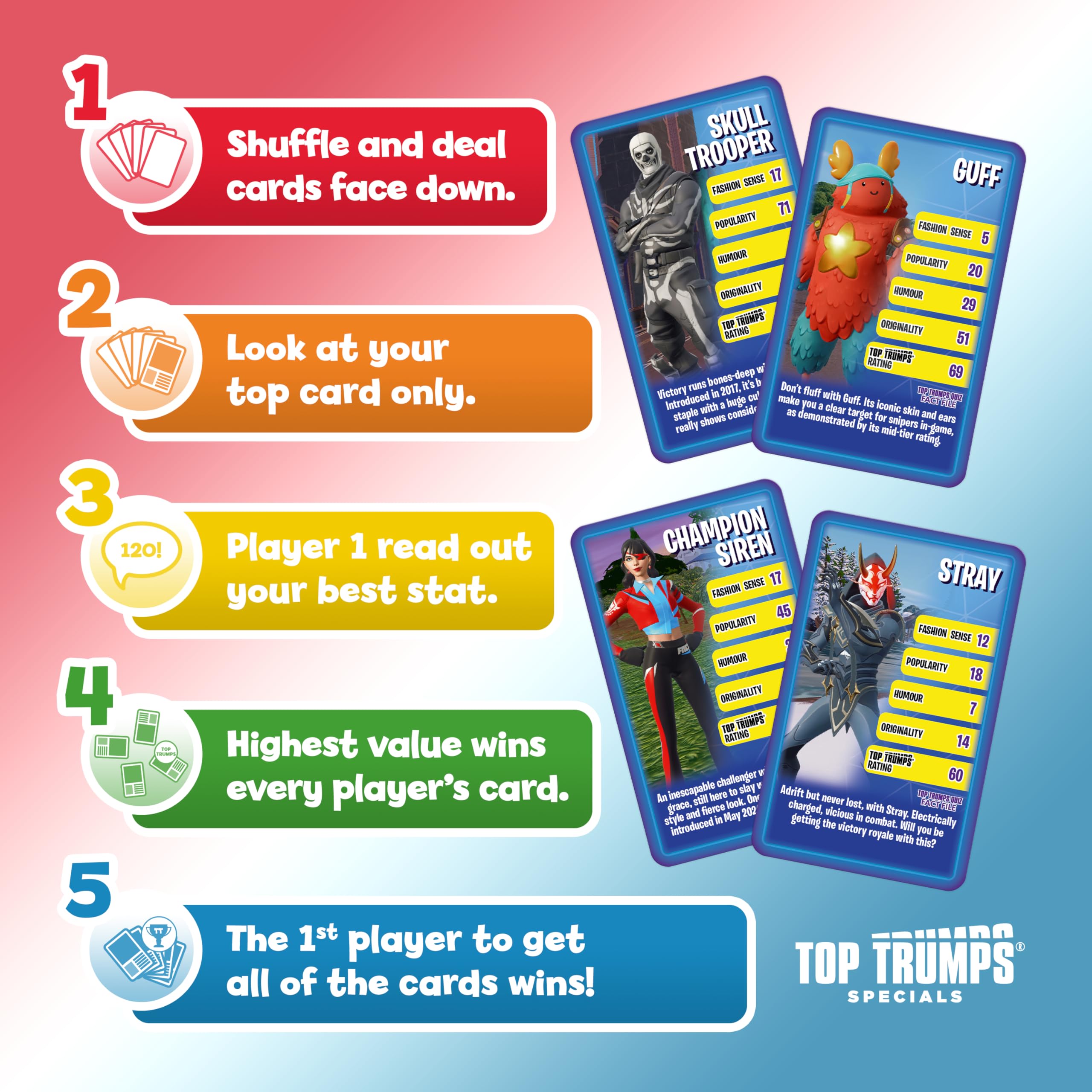 Top Trumps Independent and Unofficial Guide to Fortnite Volume 2 | Portable Card Game 2