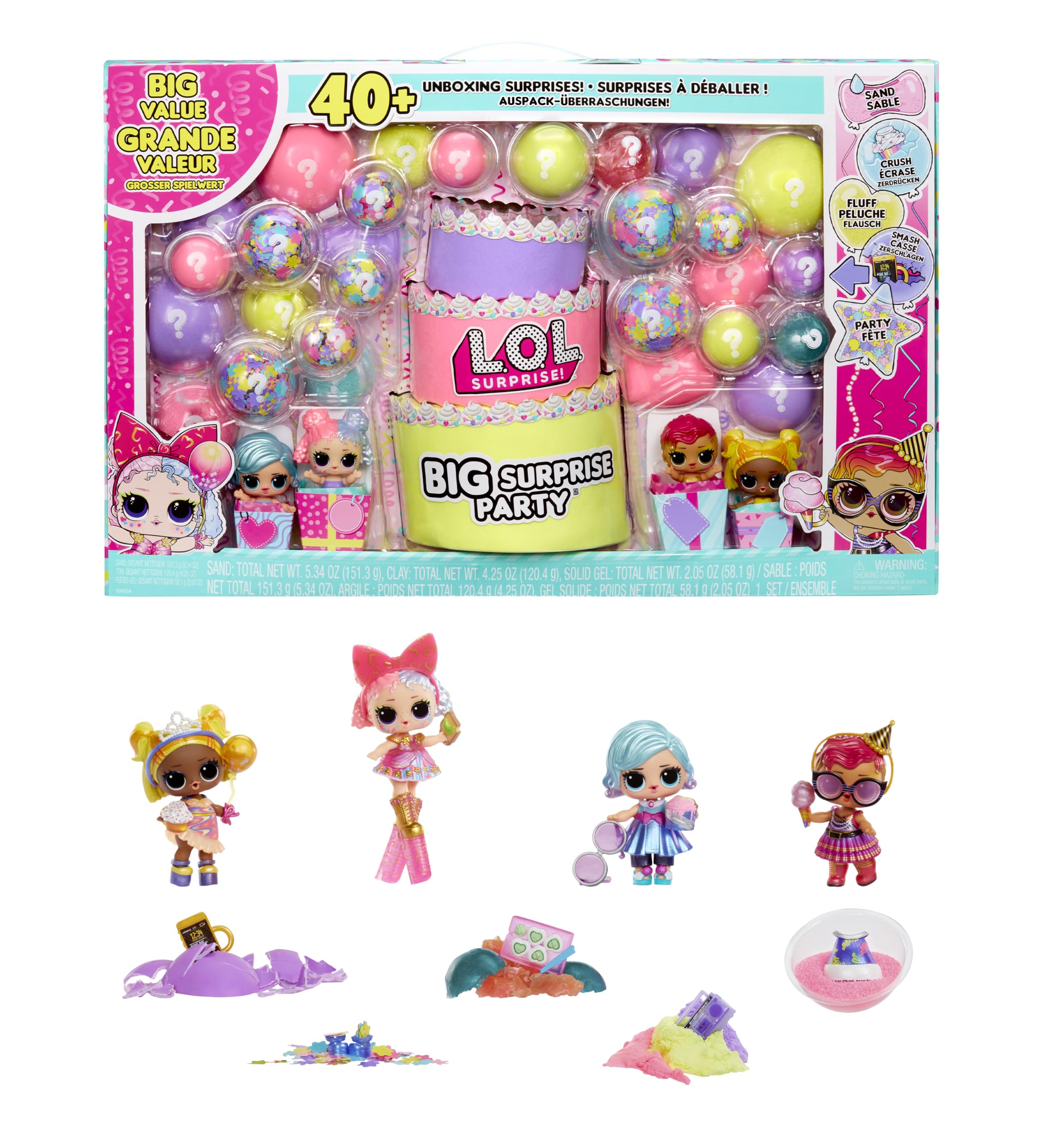 L.O.L. Surprise! Big Collectible Dolls - 40+ Surprises with 5 Unboxing Experiences 4