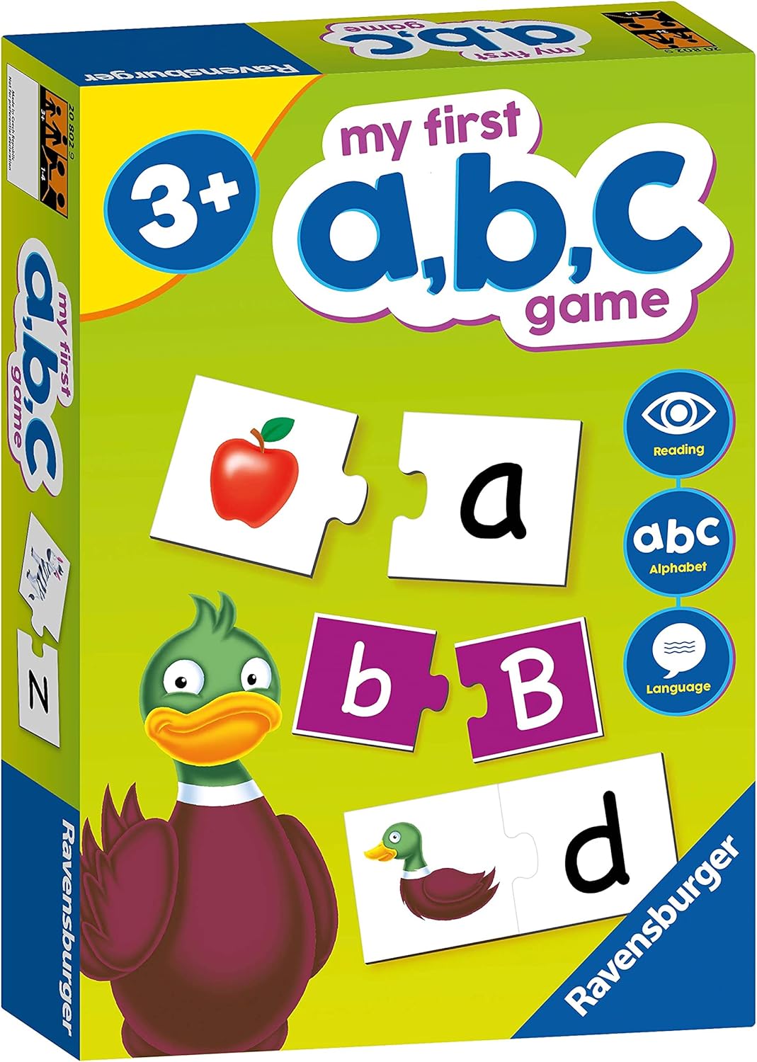 Ravensburger My First ABC Educational Game - Alphabet Learning Puzzle for Kids Ages 3+ 6