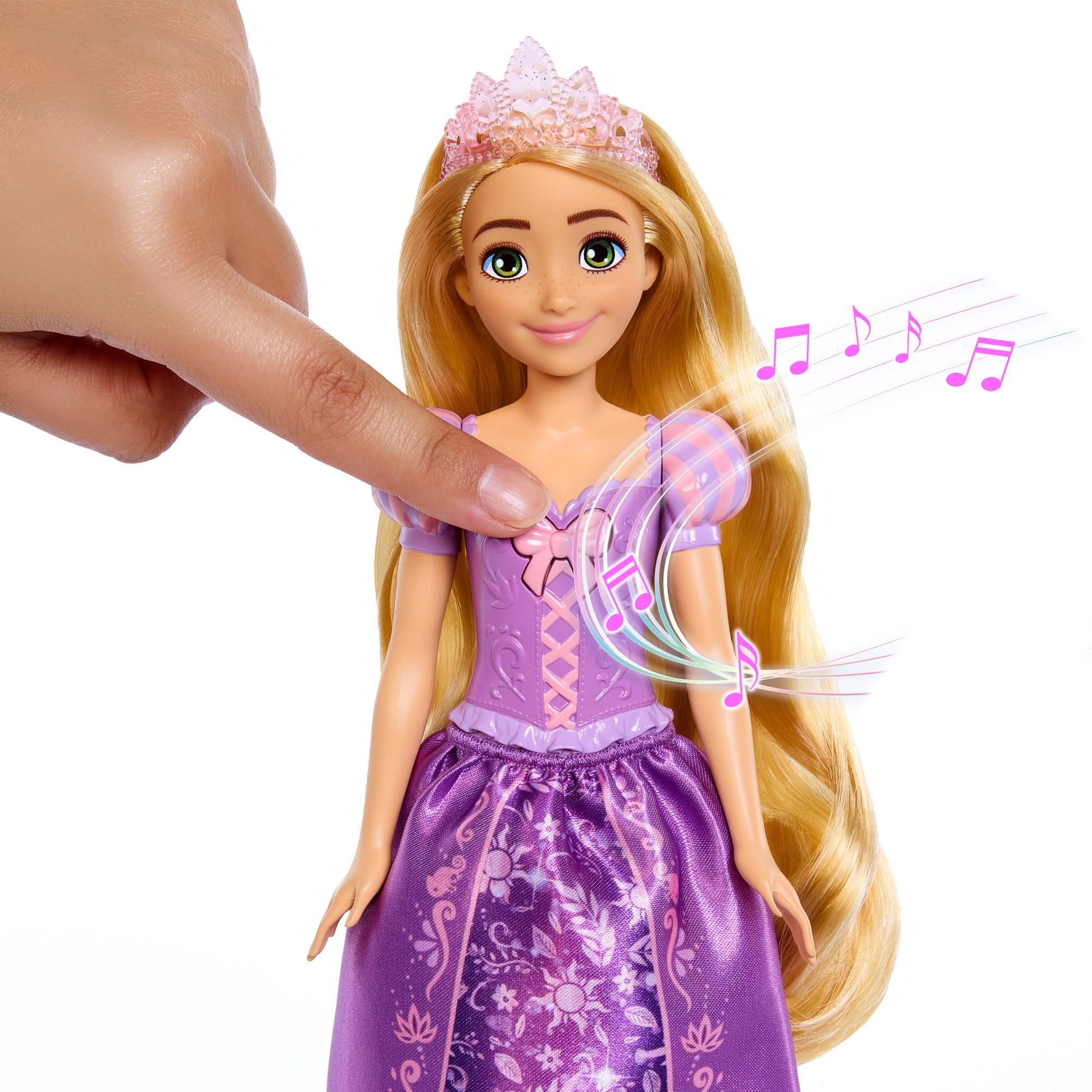 Mattel Disney Princess Rapunzel Singing Fashion Doll - Sings in 4 Languages (JBT61)