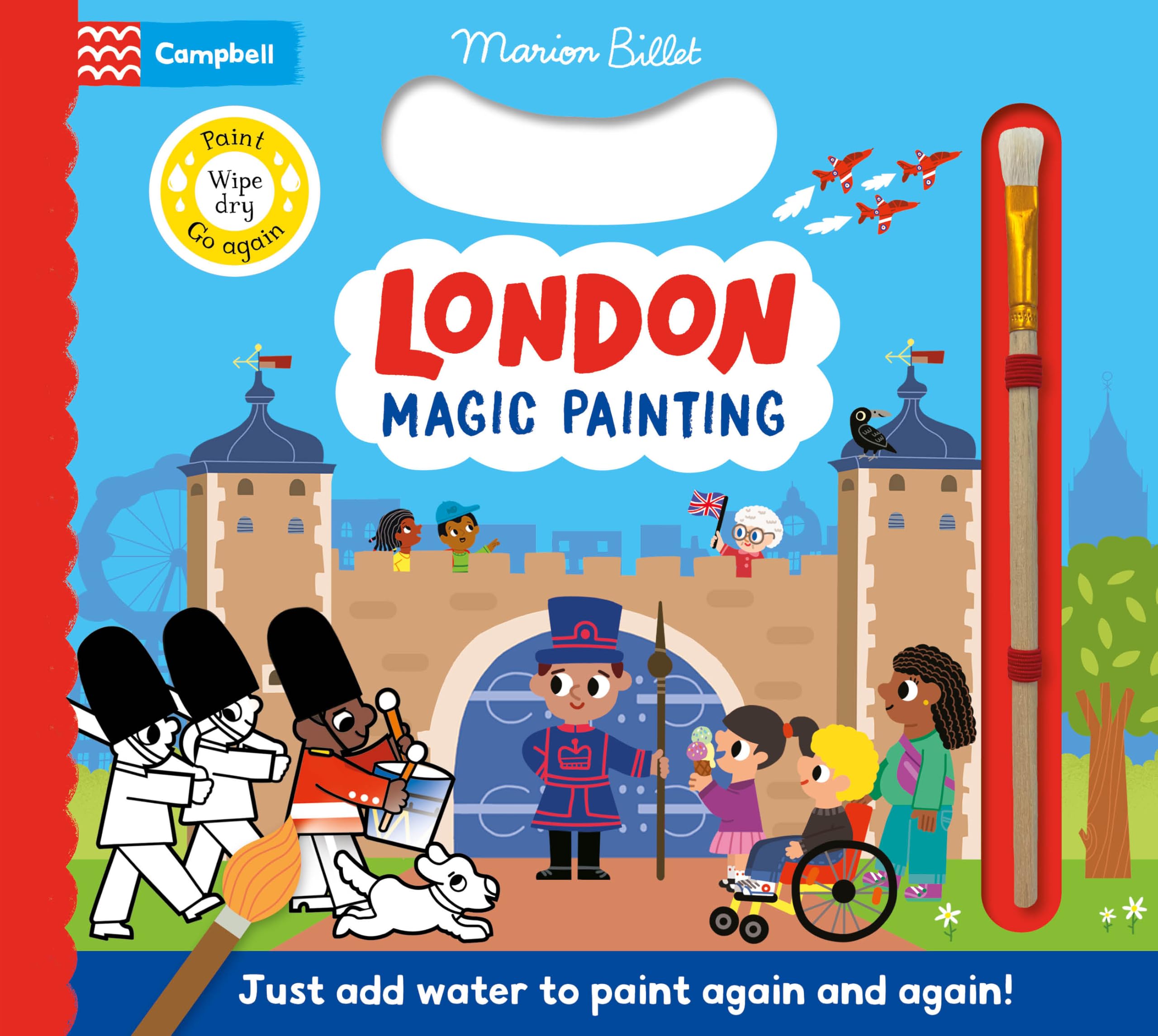 Campbell Books London Magic Painting - Mess-Free Activity Book for Ages 3-5