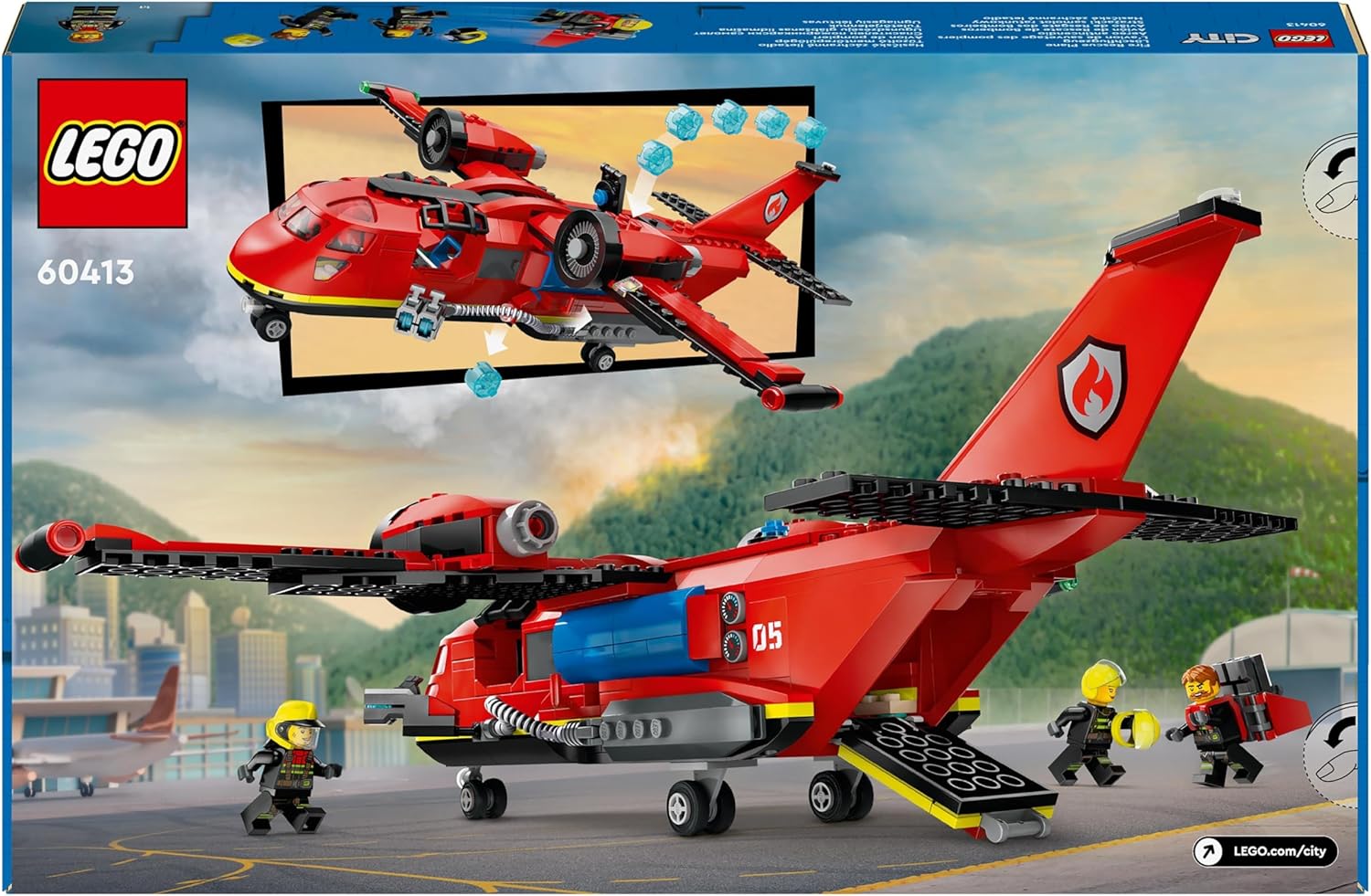 LEGO City Fire Rescue Plane Toy - 478-Piece Building Set for Ages 6 and Up 3