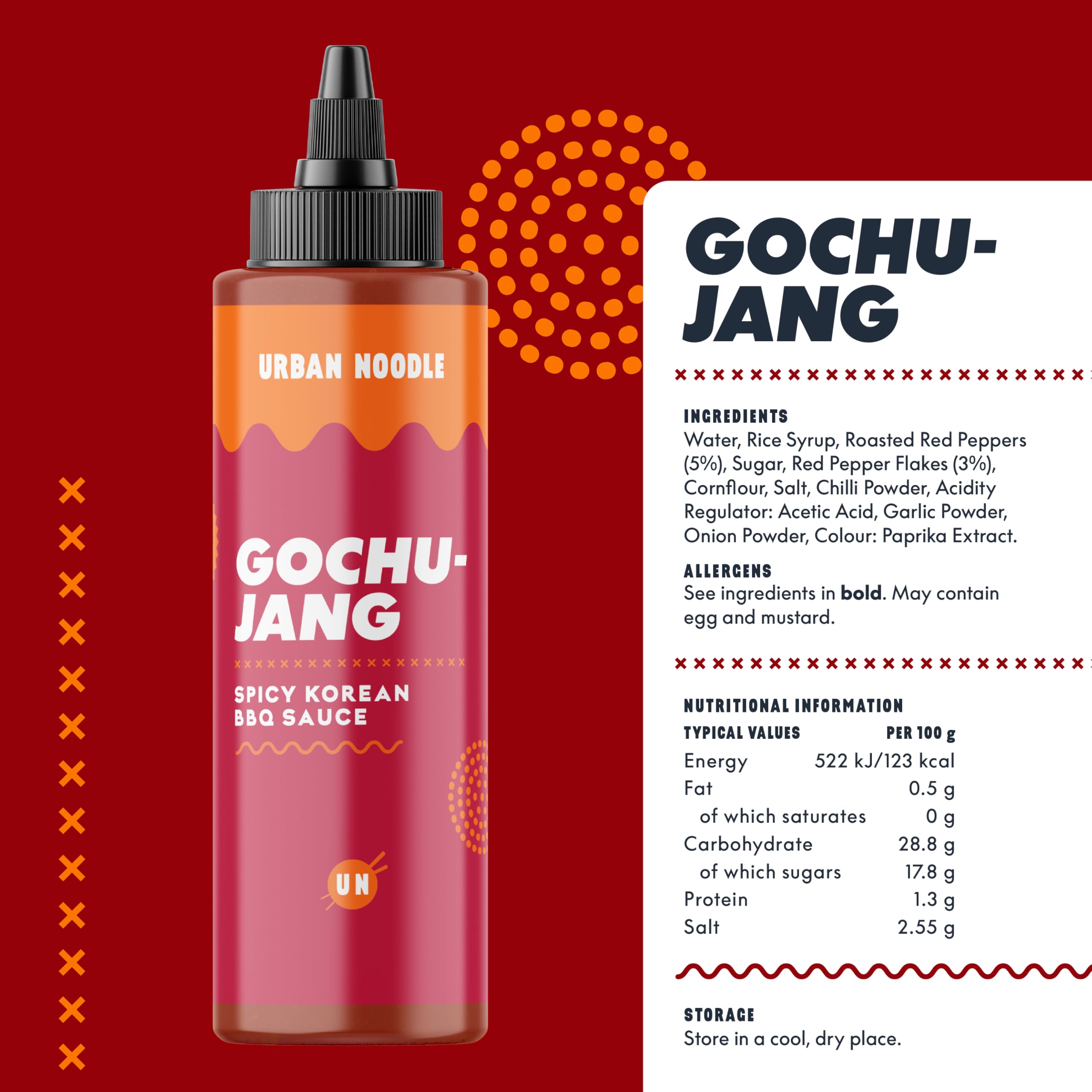 Urban Noodle Gochujang Sauce - Spicy Korean BBQ Flavor | 310 ml | 280g 2