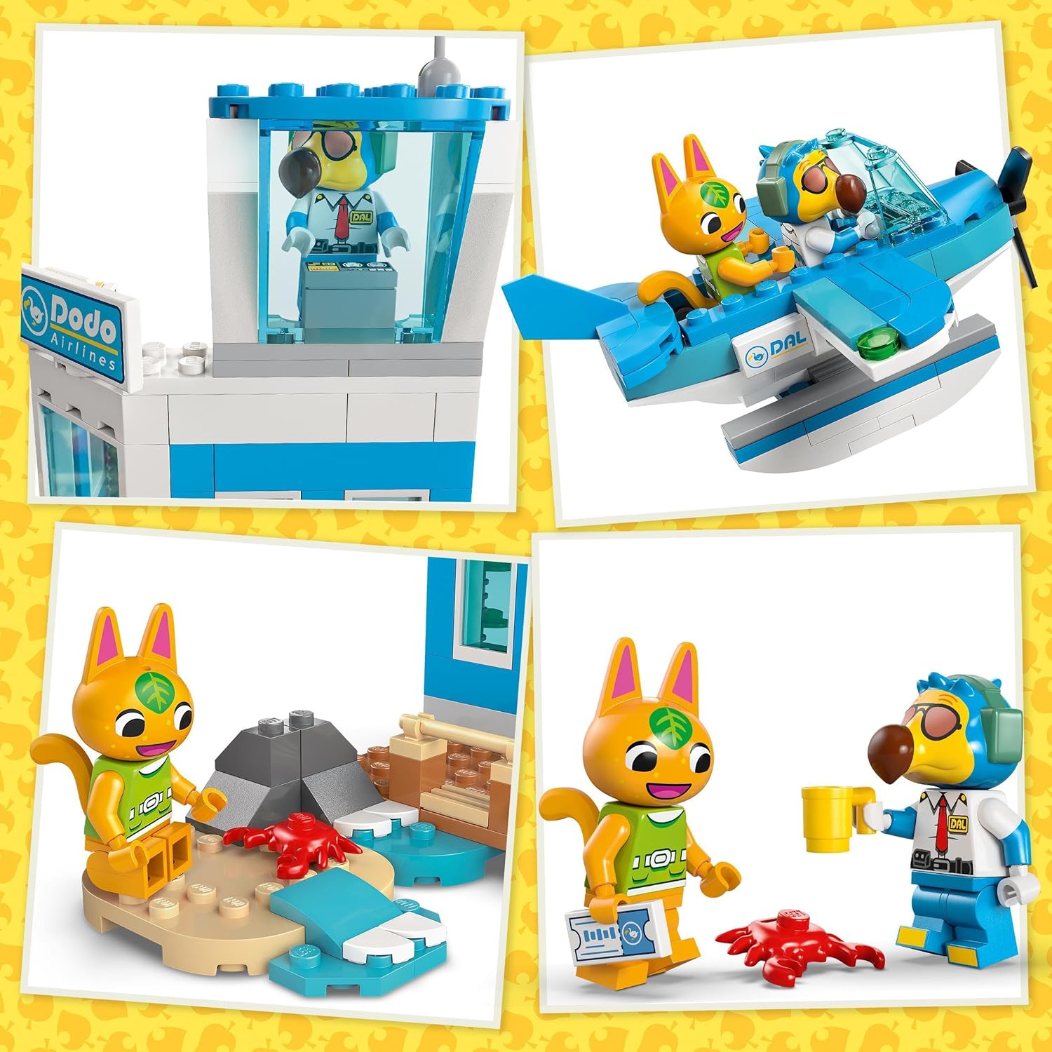 LEGO Animal Crossing Fly with Dodo Airlines Airport Playset - Building Set for Kids 7+