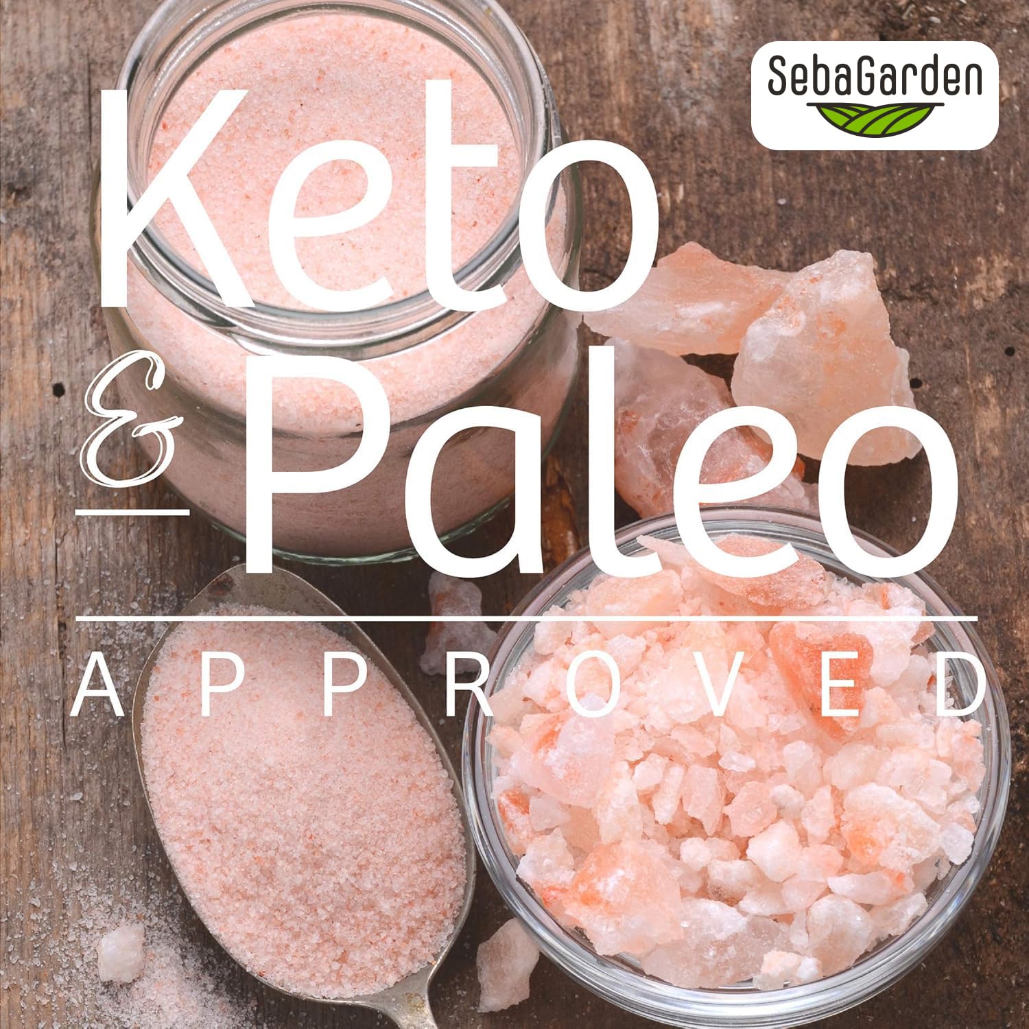 Seba Garden - 100% Pure Himalayan Pink Salt (Extra Fine, 1kg Resealable Doypack) 4