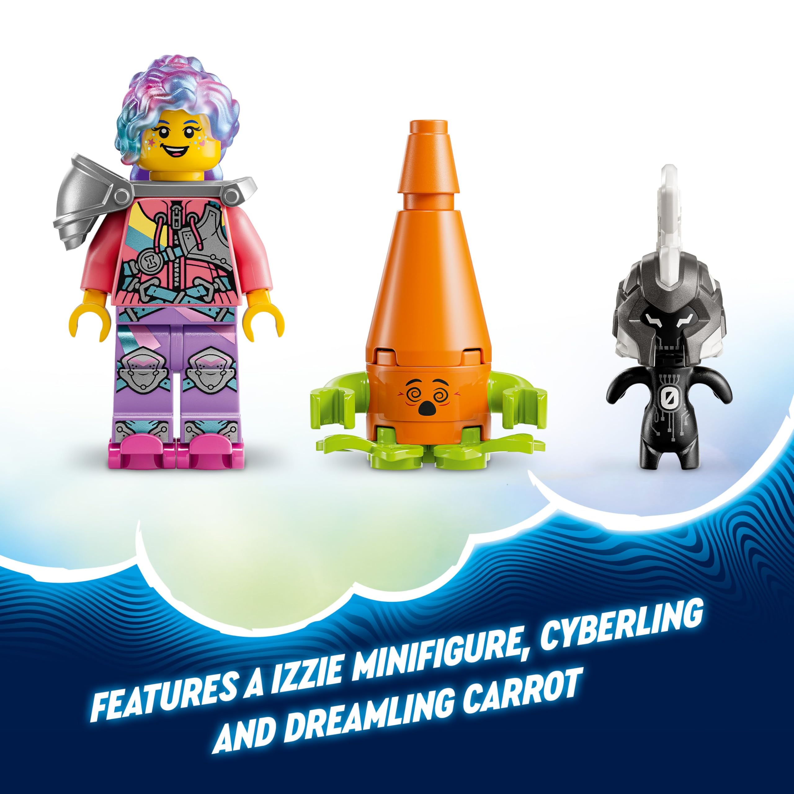 LEGO DREAMZzz Izzie and Bunchurro the Gaming Bunny Building Set - 2-in-1 Fantasy Playset for Kids 7+ 12