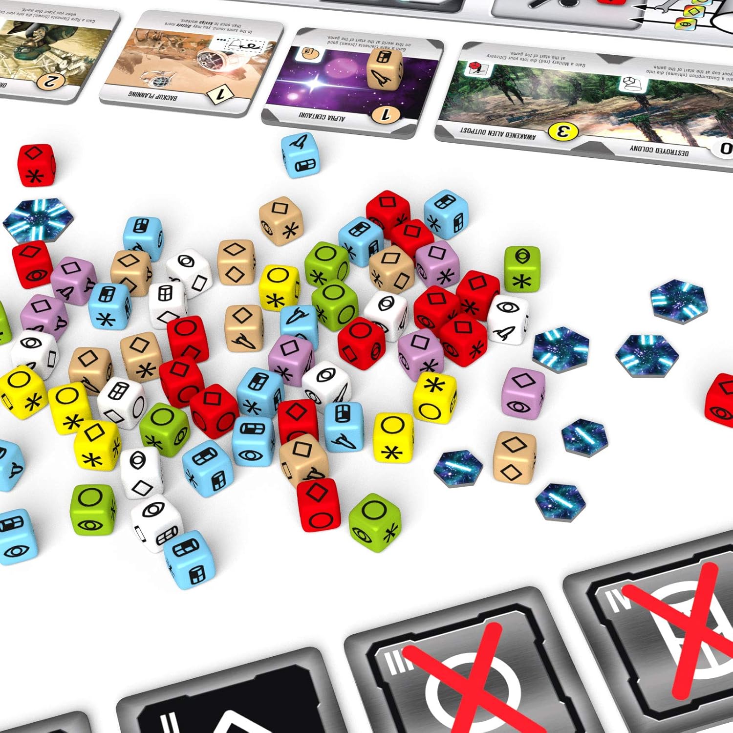 Rio Grande Games Roll for the Galaxy Dice Board Game 3