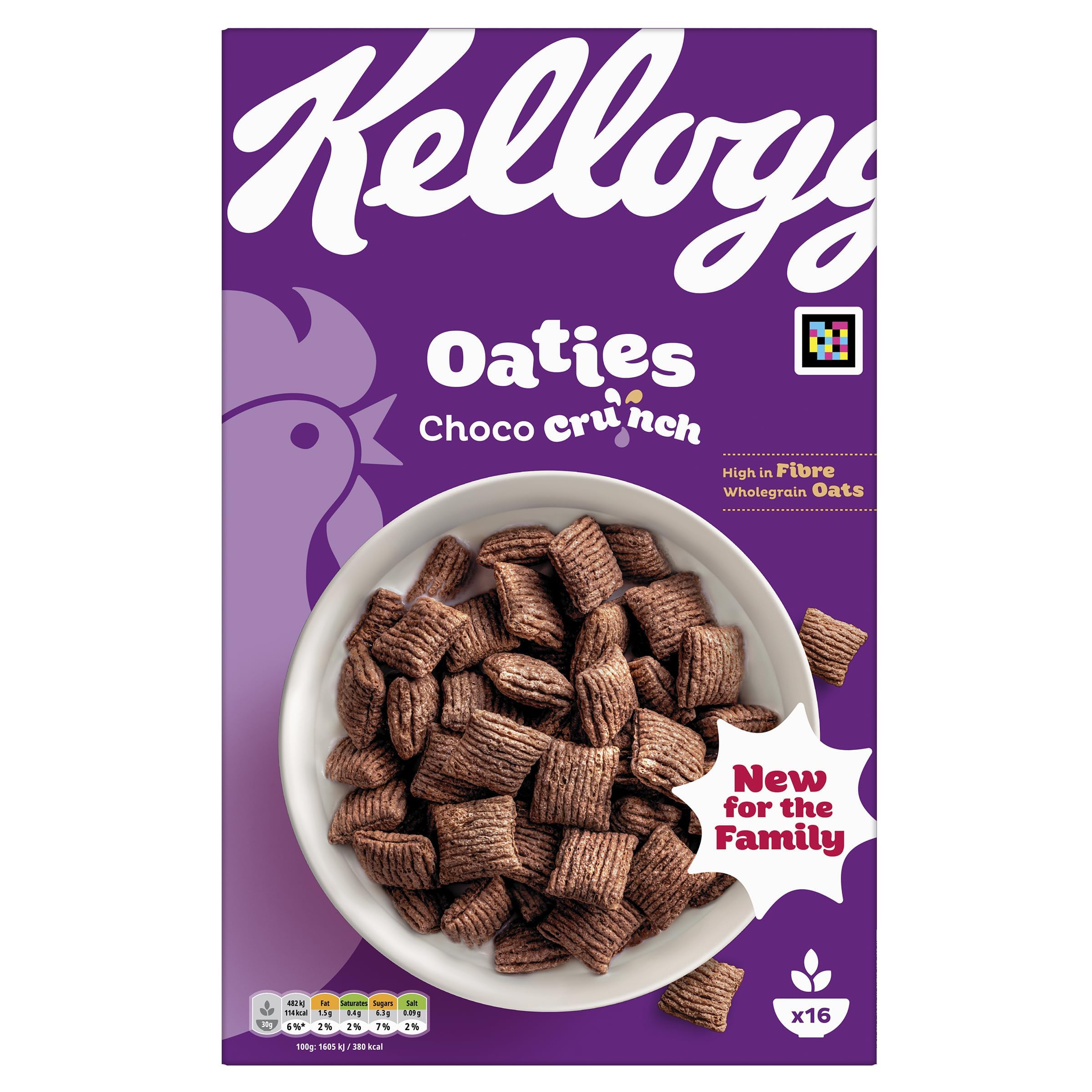 Kellogg's Oaties Chocolate Wholegrain Cereal 500g