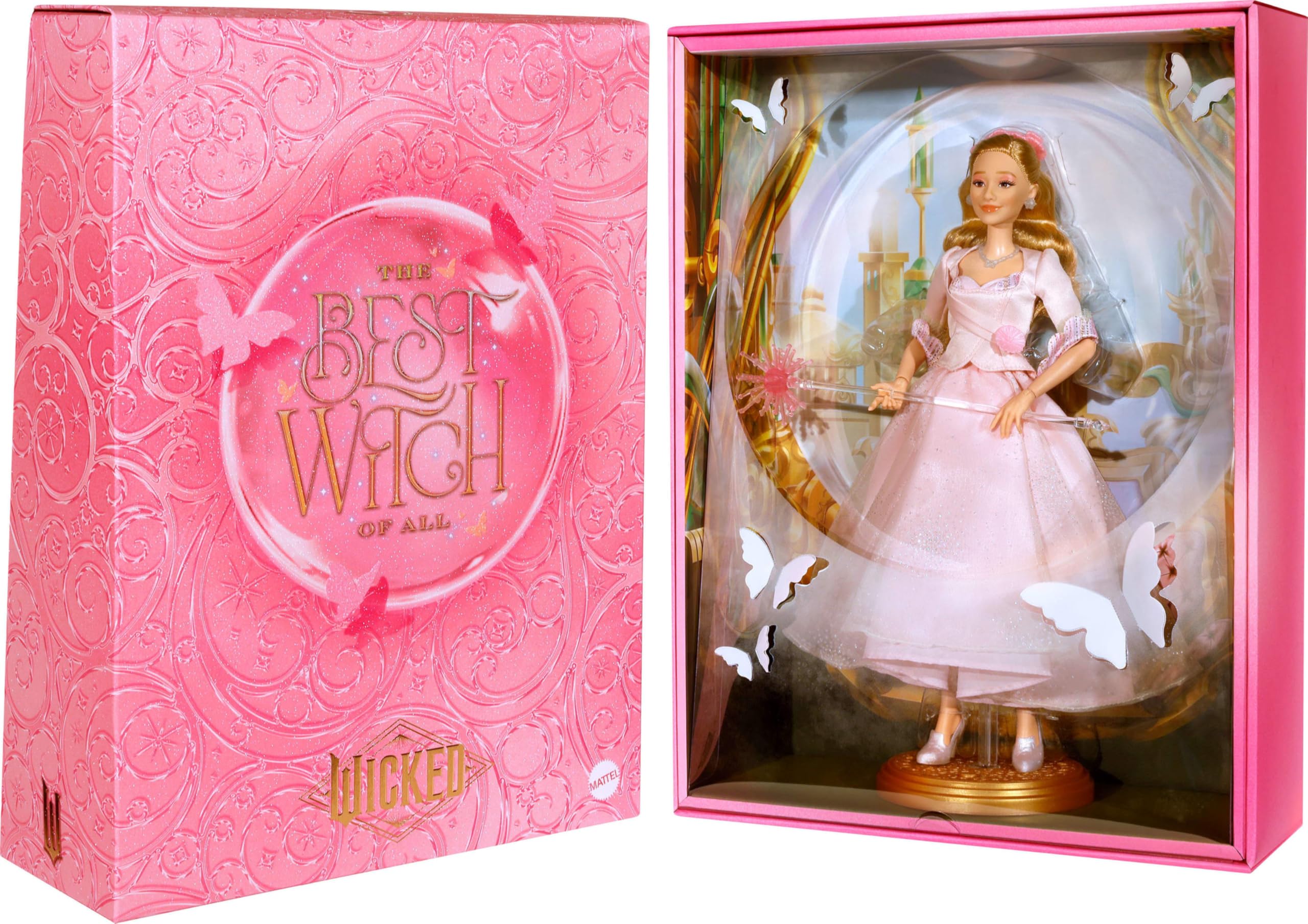 Mattel Wicked: For Good Glinda Fashion Doll - 11-Point Articulation, Movie-Accurate Design 4