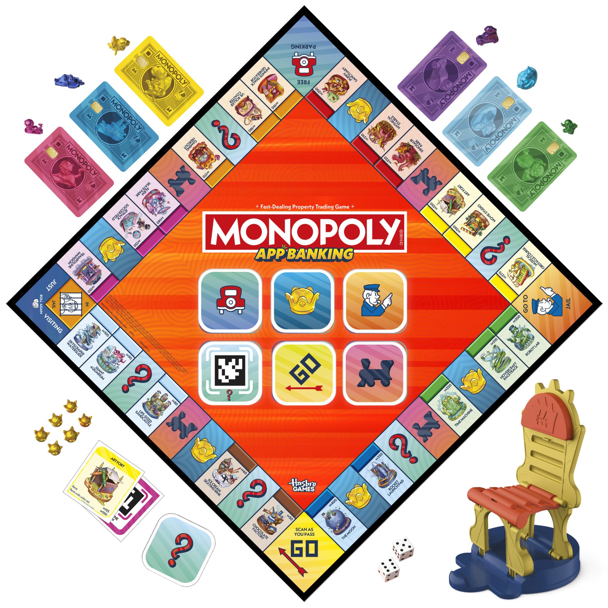 Hasbro Gaming Monopoly App Banking Board Game - English Version 3