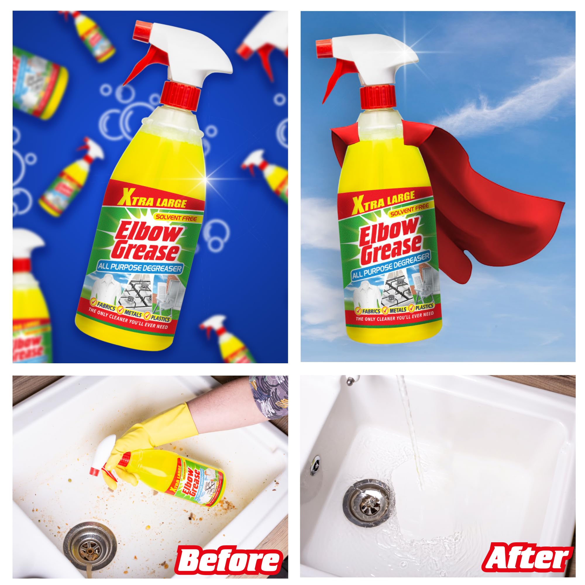 Elbow Grease - All Purpose Degreaser Spray (1 Litre) 8