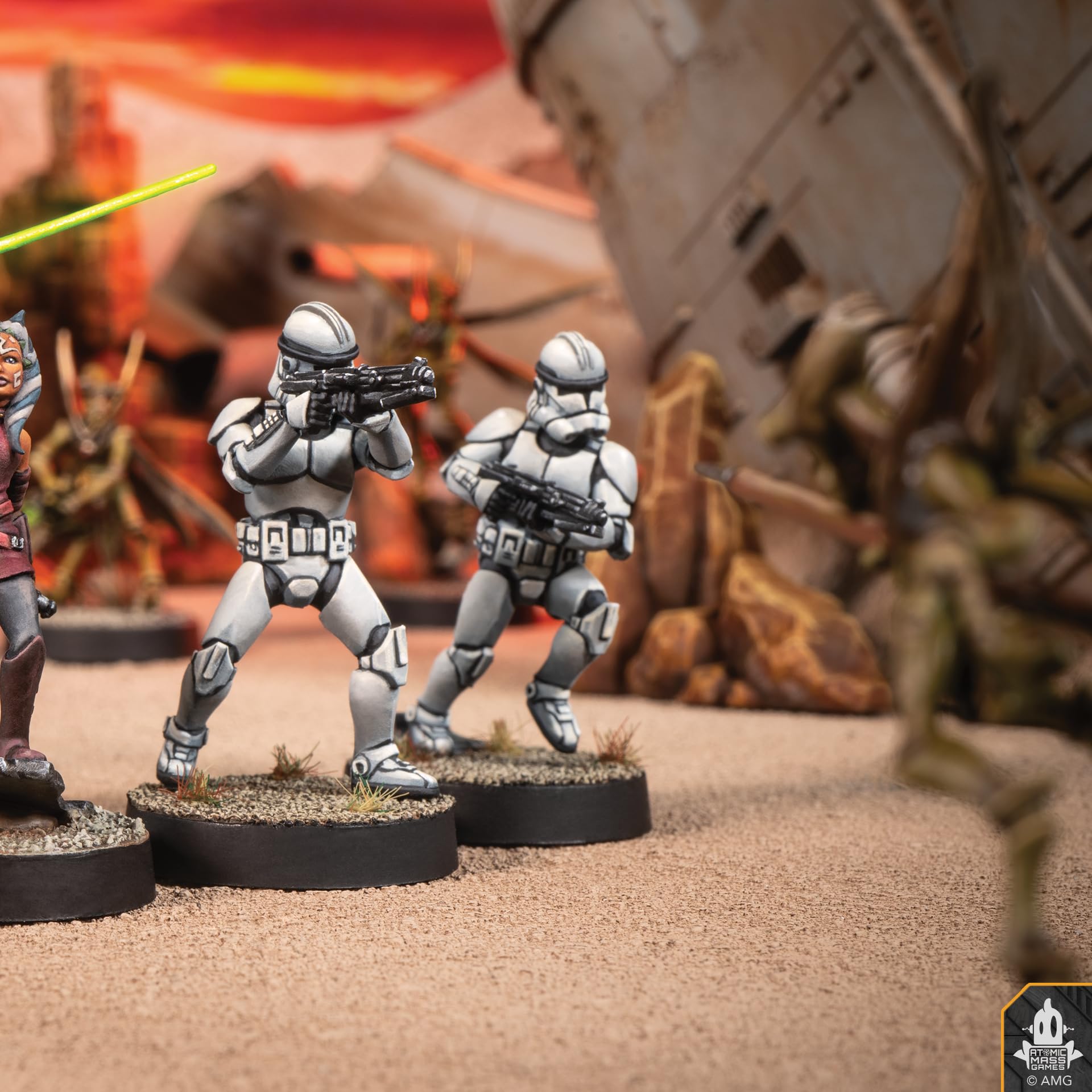 Atomic Mass Games Star Wars: Legion Commander & Padawan Ahsoka Tano Character Expansion 4