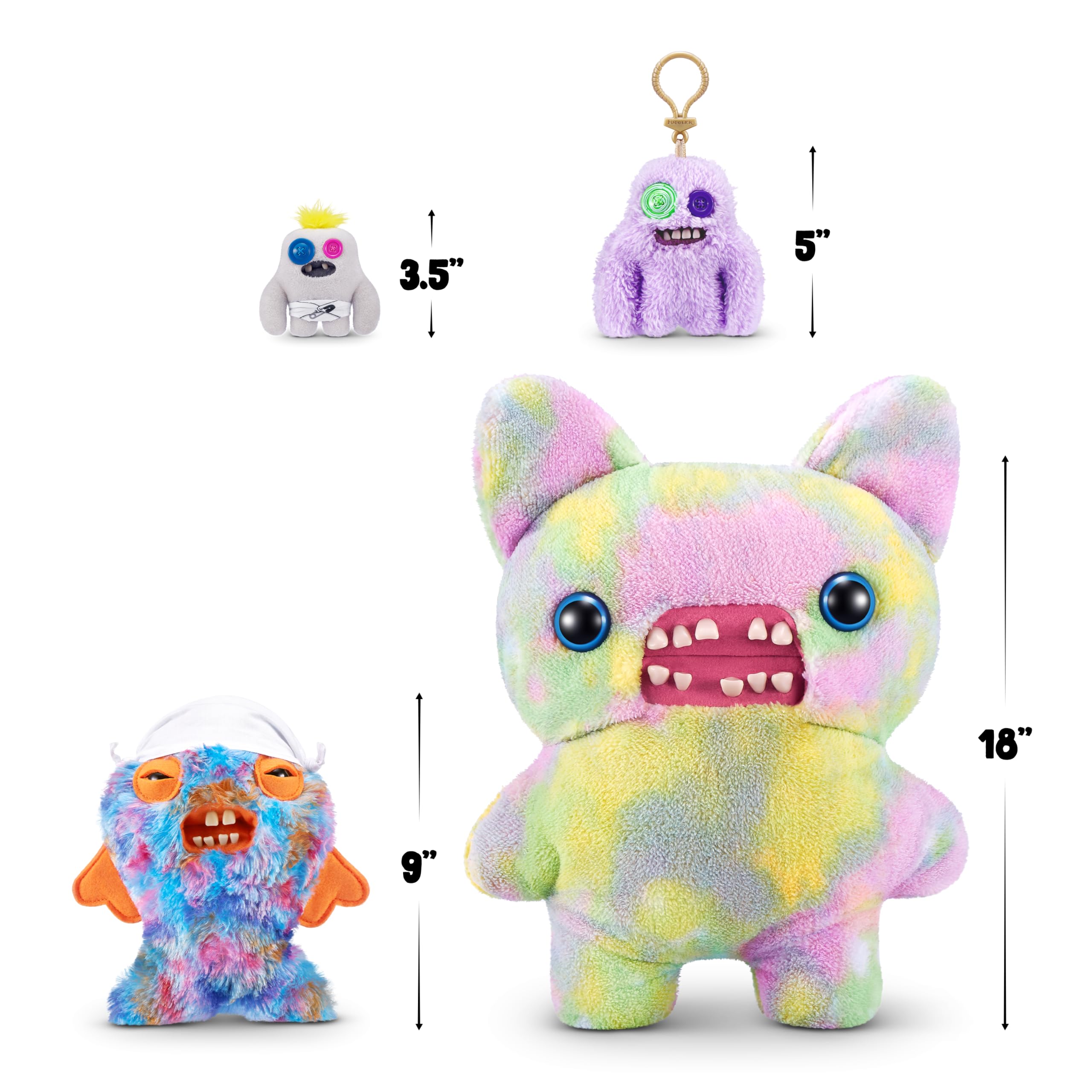 Fuggler Vacay Vibes - Funny Ugly Monster Plush Collectible Toy (Cod Father - Multi) 4