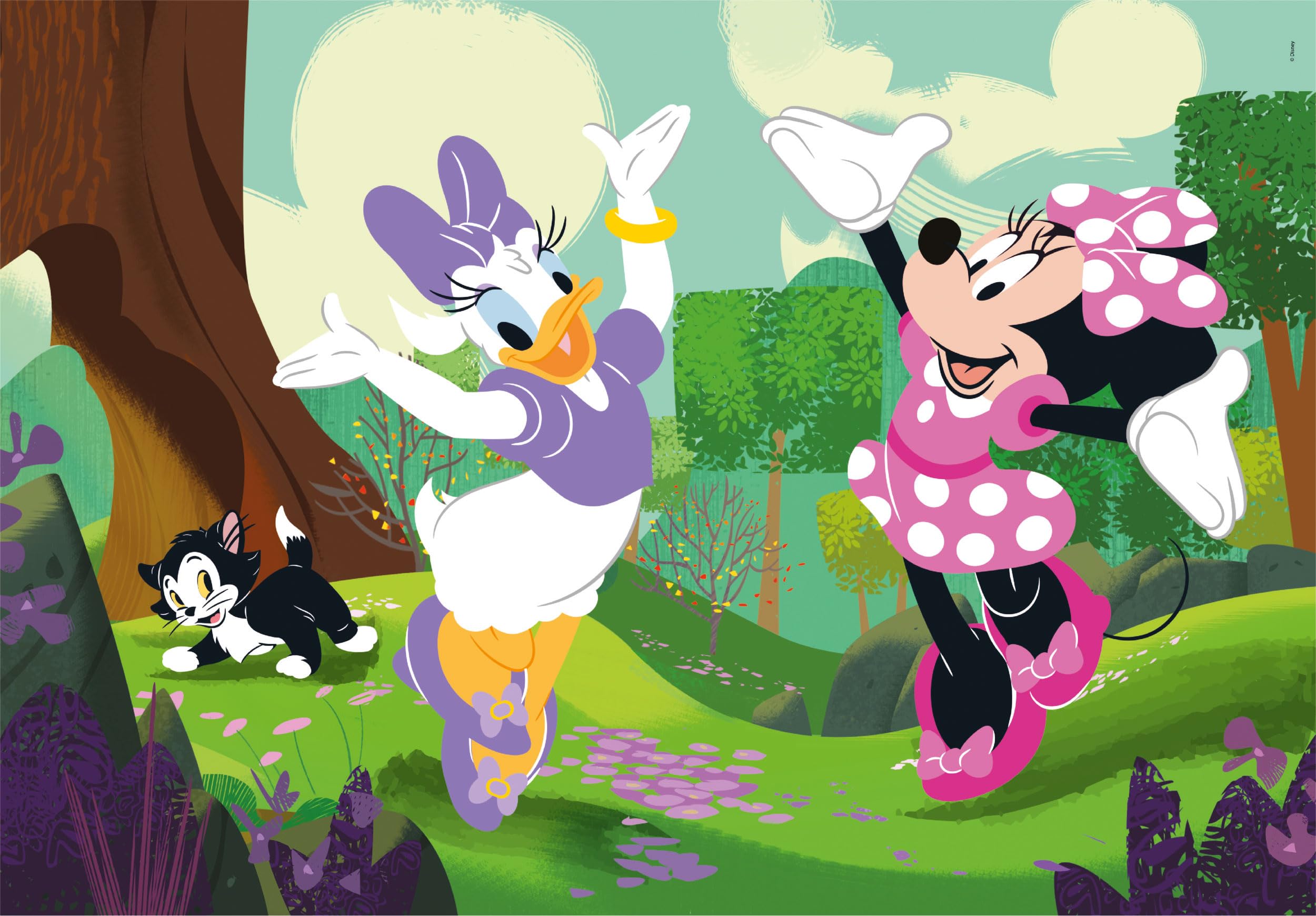 Clementoni Disney Minnie Mouse 2 x 60-Piece Jigsaw Puzzle - Educational Kids Activity for Ages 4-6