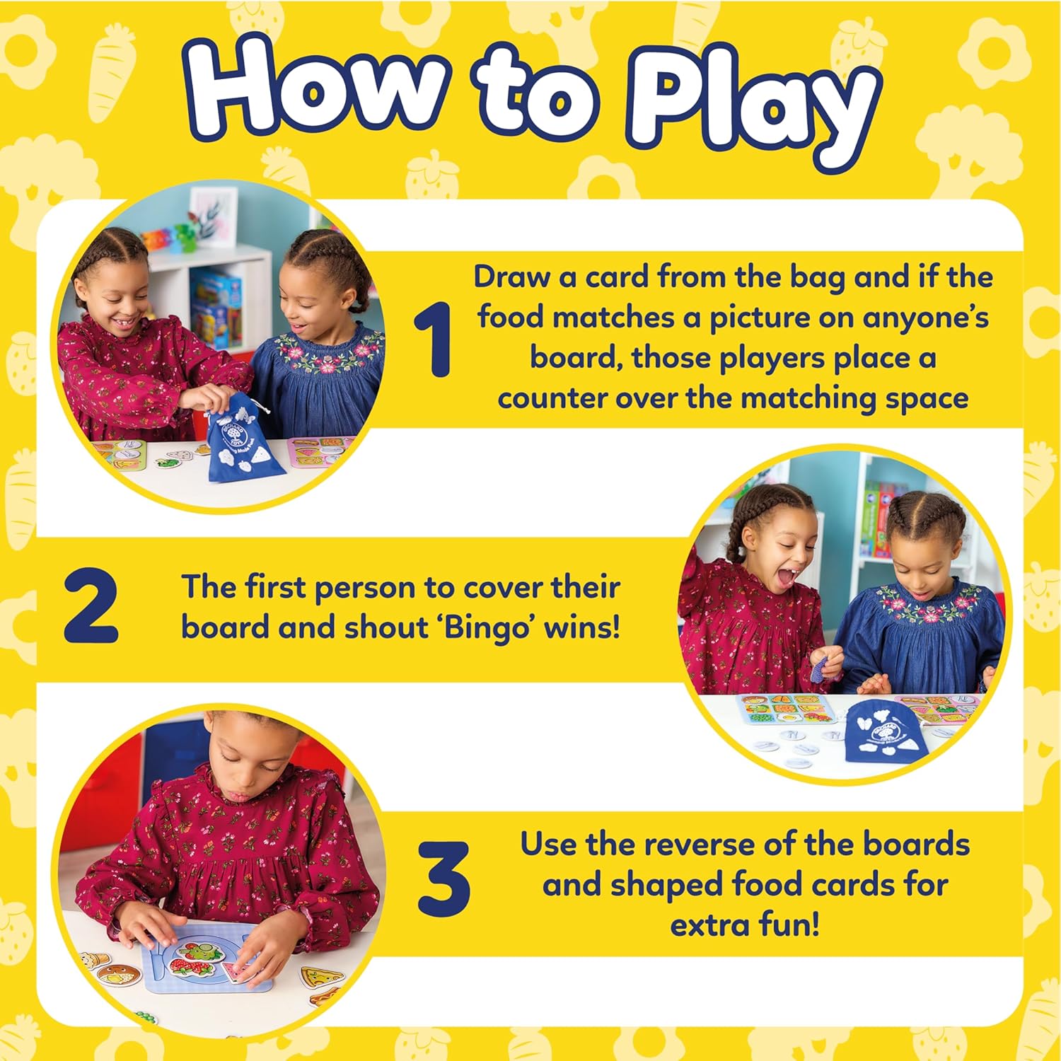 Orchard Toys Fun Food Bingo Board Game 4