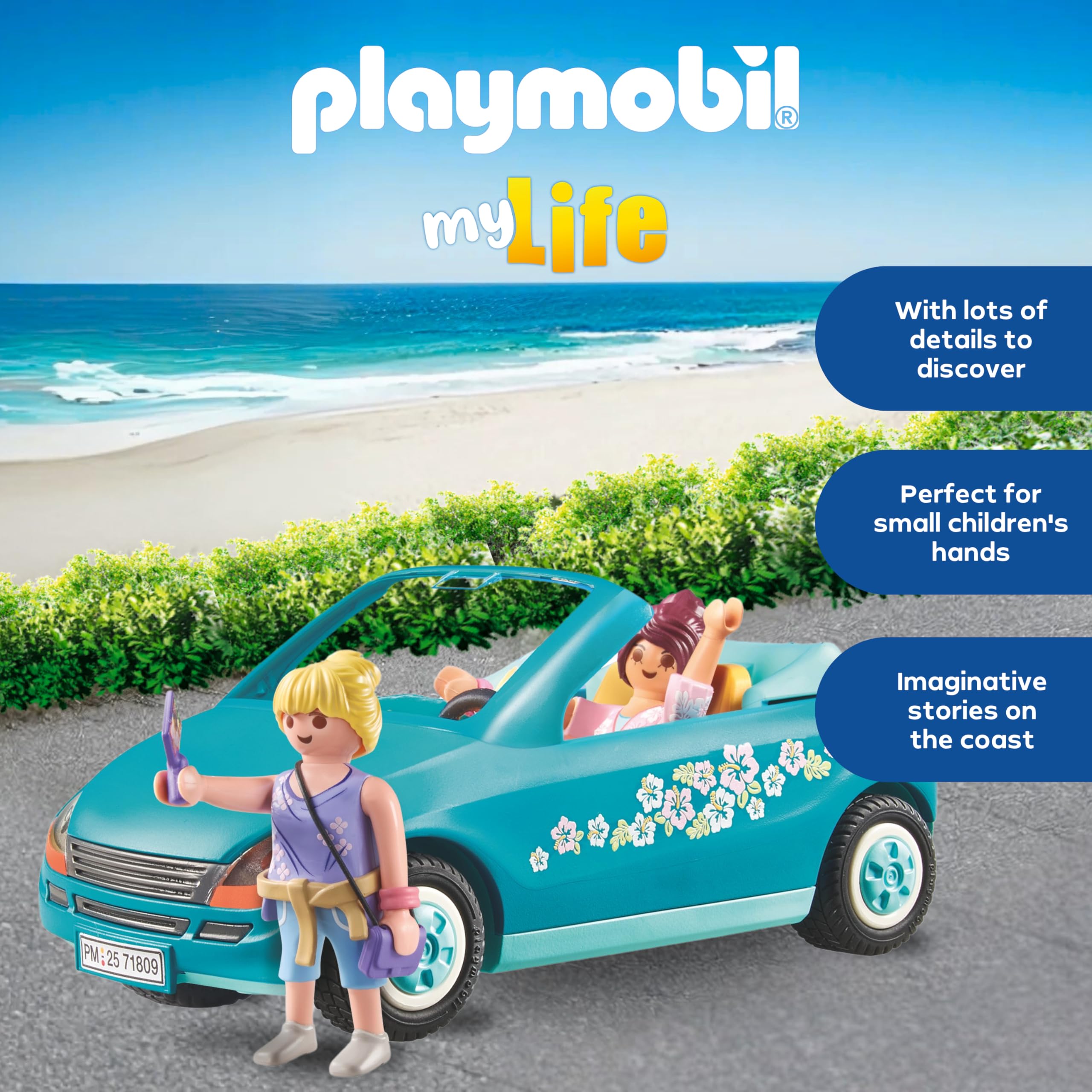 PLAYMOBIL Convertible Adventure 71809 - Toy Car Playset for Kids 4+ 3